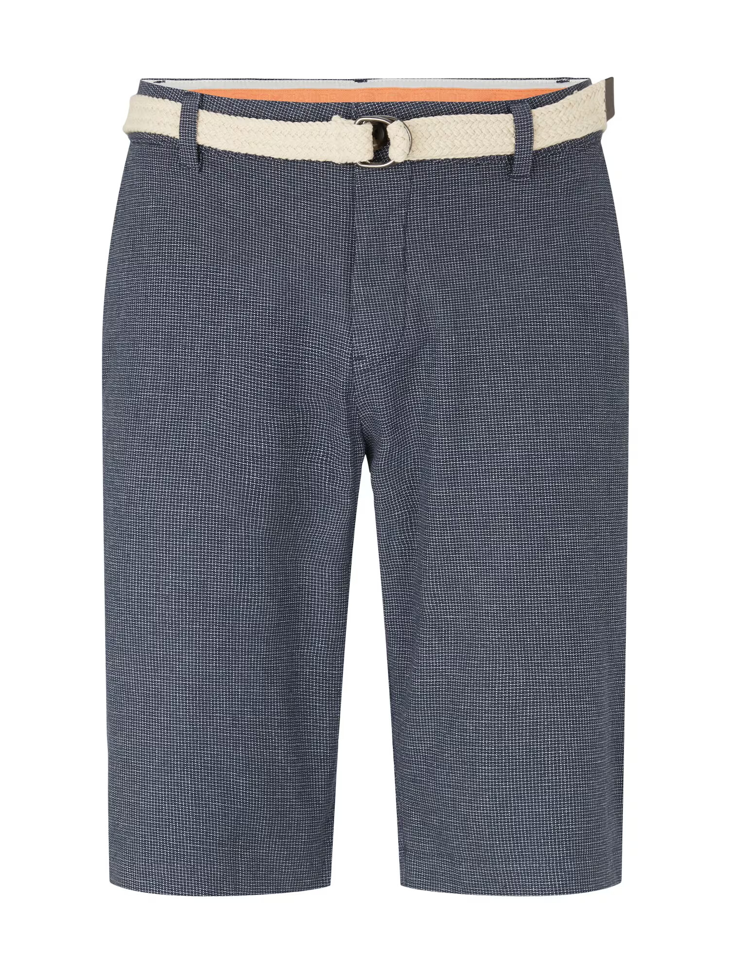 TOM TAILOR Pantaloni eleganți bleumarin / alb - Pled.ro