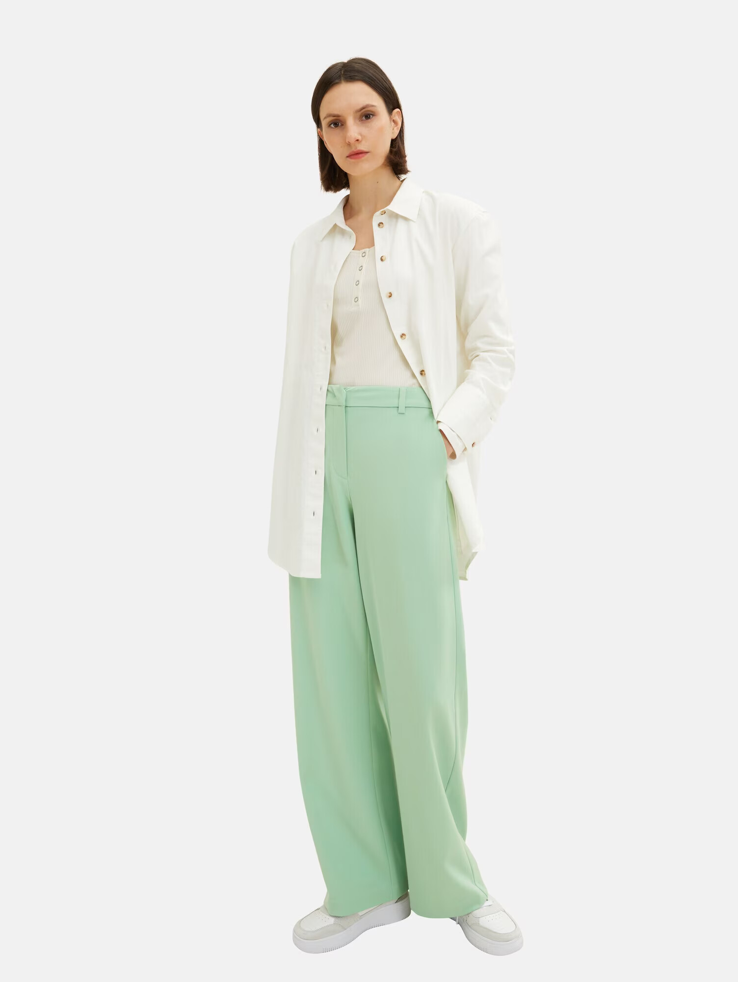 TOM TAILOR Pantaloni 'Lea' verde deschis - Pled.ro