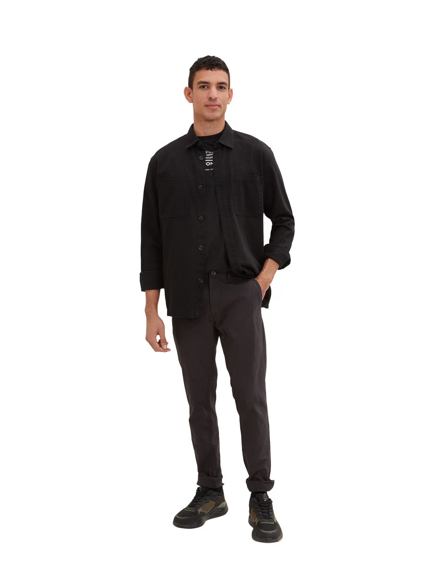 TOM TAILOR Pantaloni eleganți negru - Pled.ro