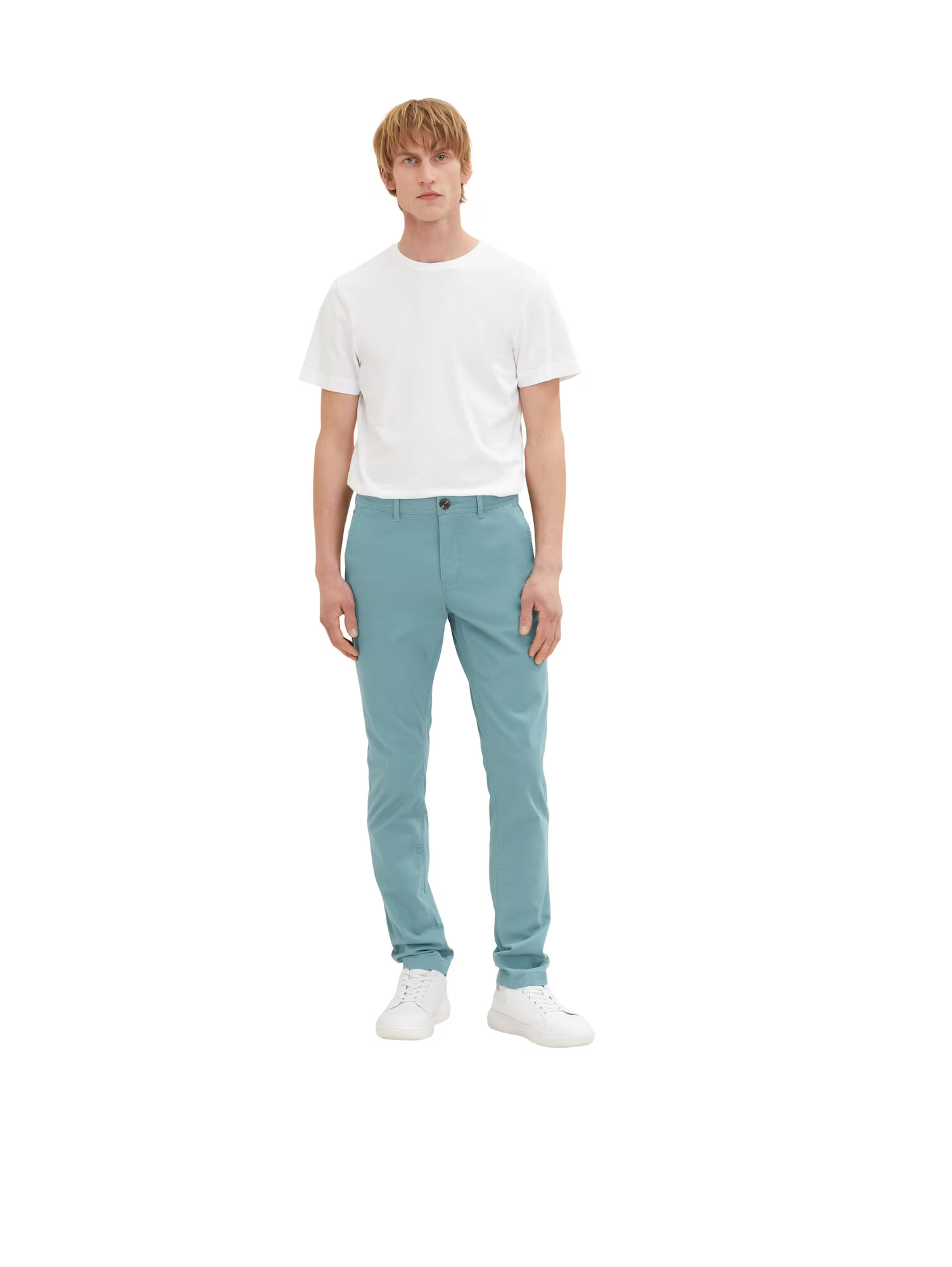 TOM TAILOR Pantaloni eleganți verde jad - Pled.ro