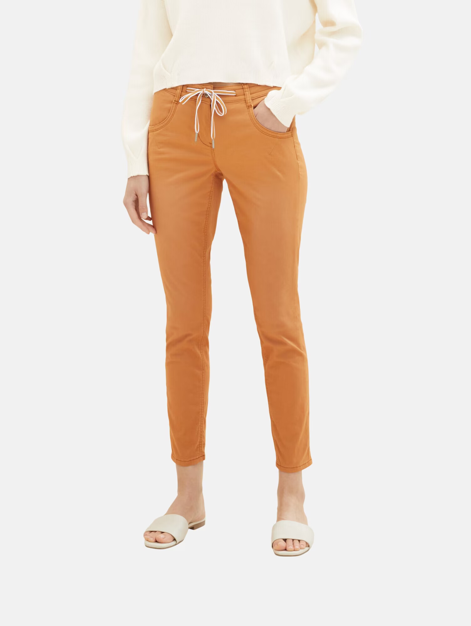 TOM TAILOR Pantaloni maro coniac - Pled.ro