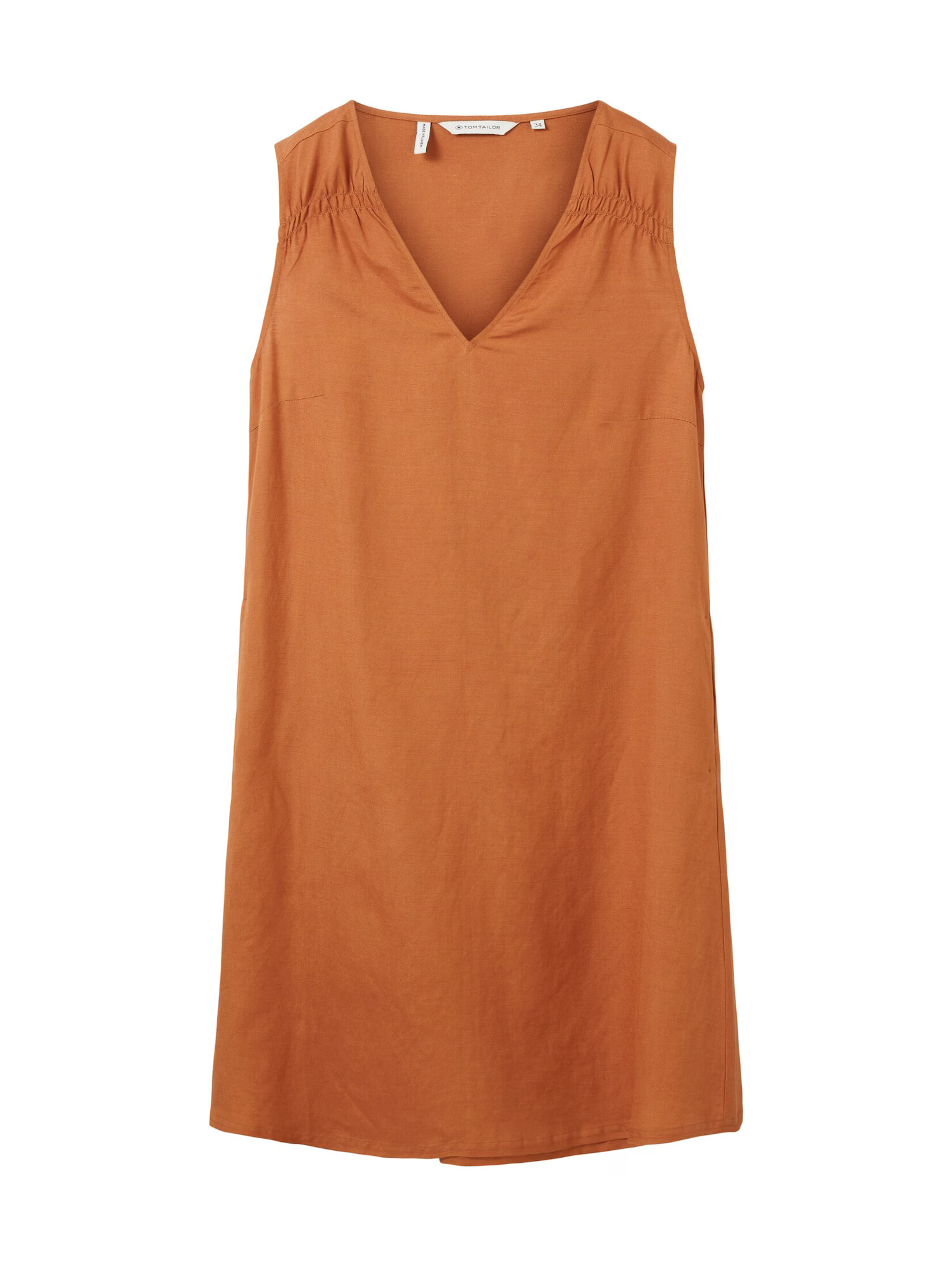 TOM TAILOR Rochie de vară maro caramel - Pled.ro