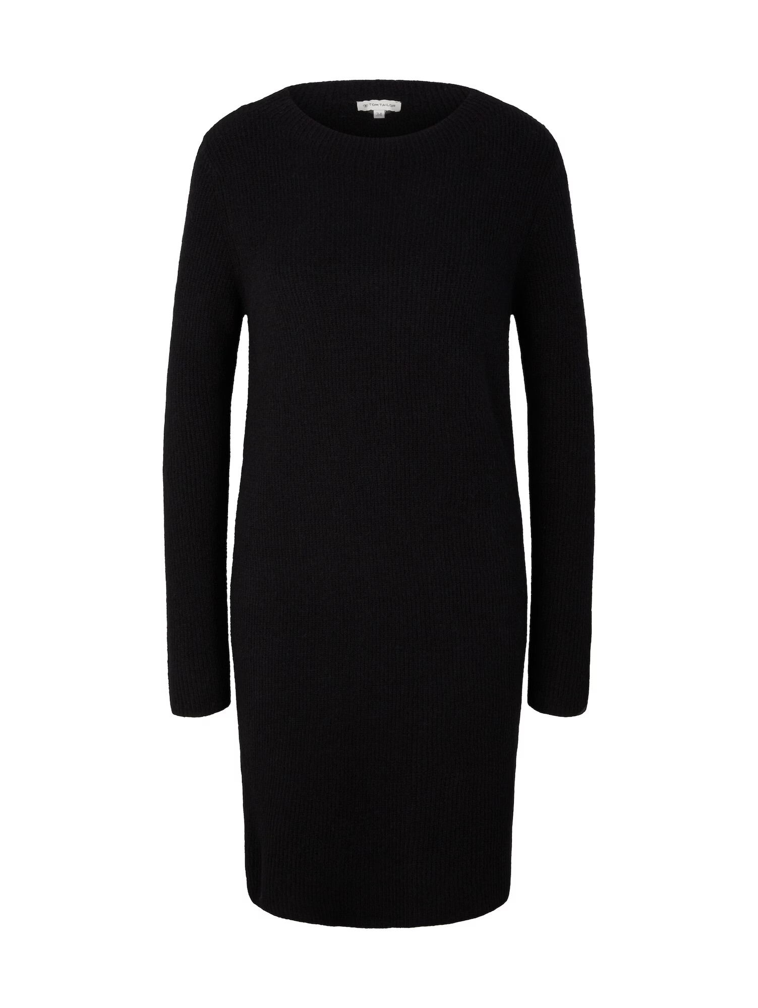 TOM TAILOR Rochie tricotat negru - Pled.ro