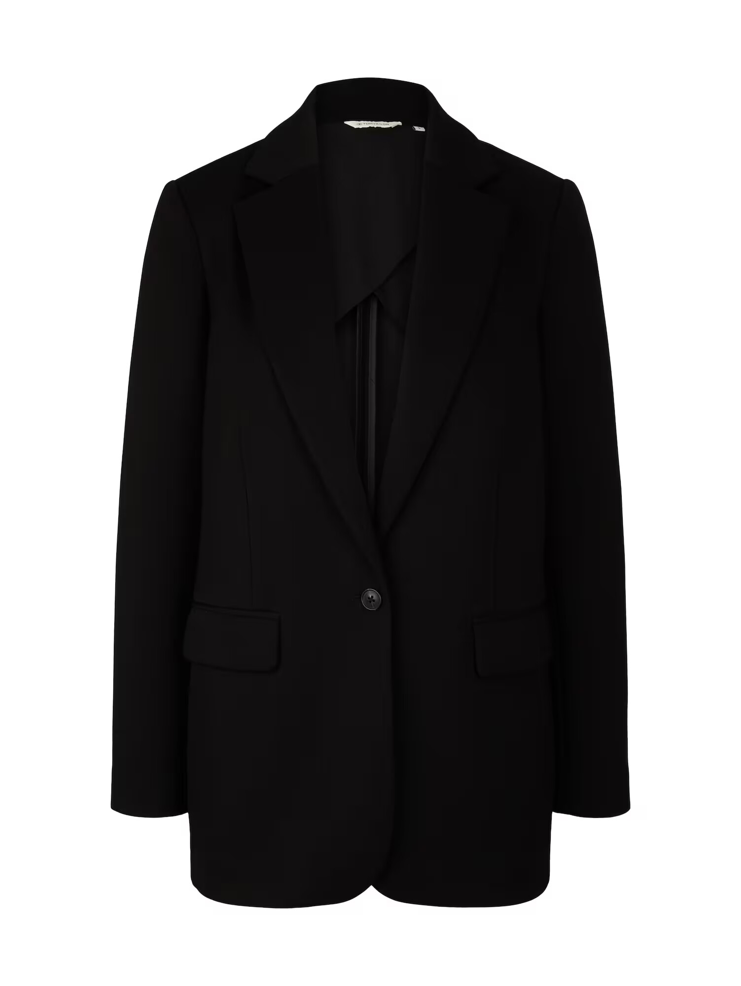 TOM TAILOR Sacou negru / alb - Pled.ro