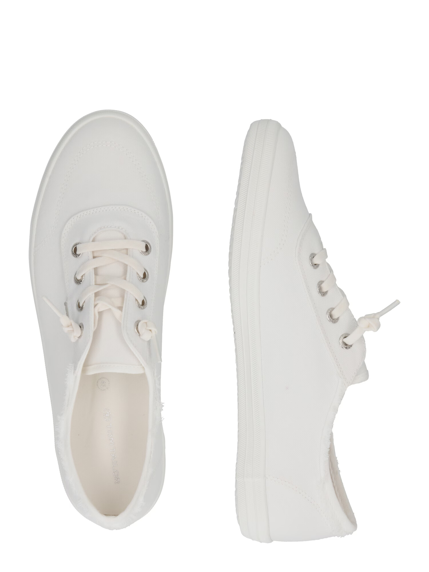 TOM TAILOR Sneaker low alb - Pled.ro