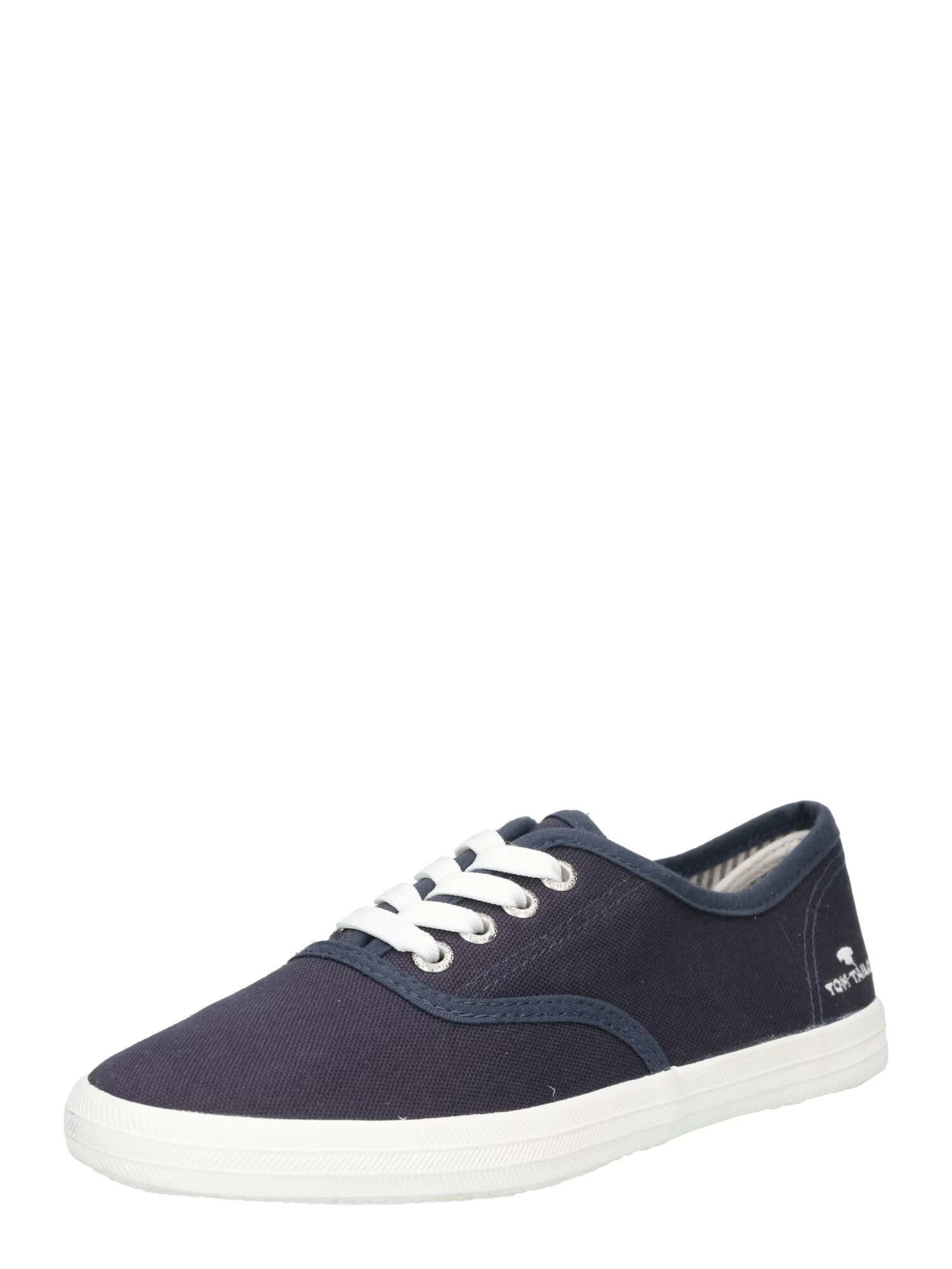 TOM TAILOR Sneaker low bleumarin / alb - Pled.ro