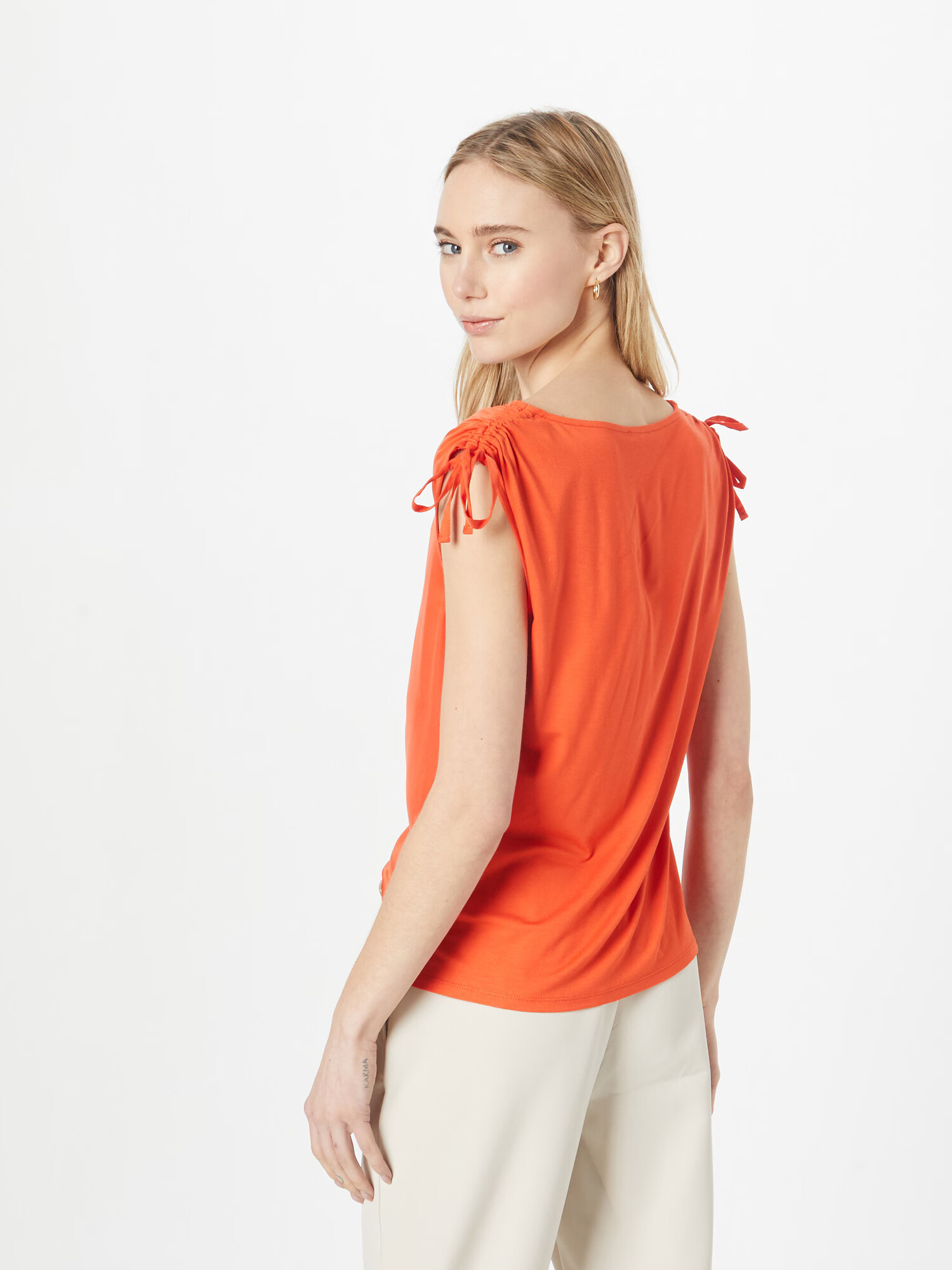 TOM TAILOR Top roșu orange - Pled.ro