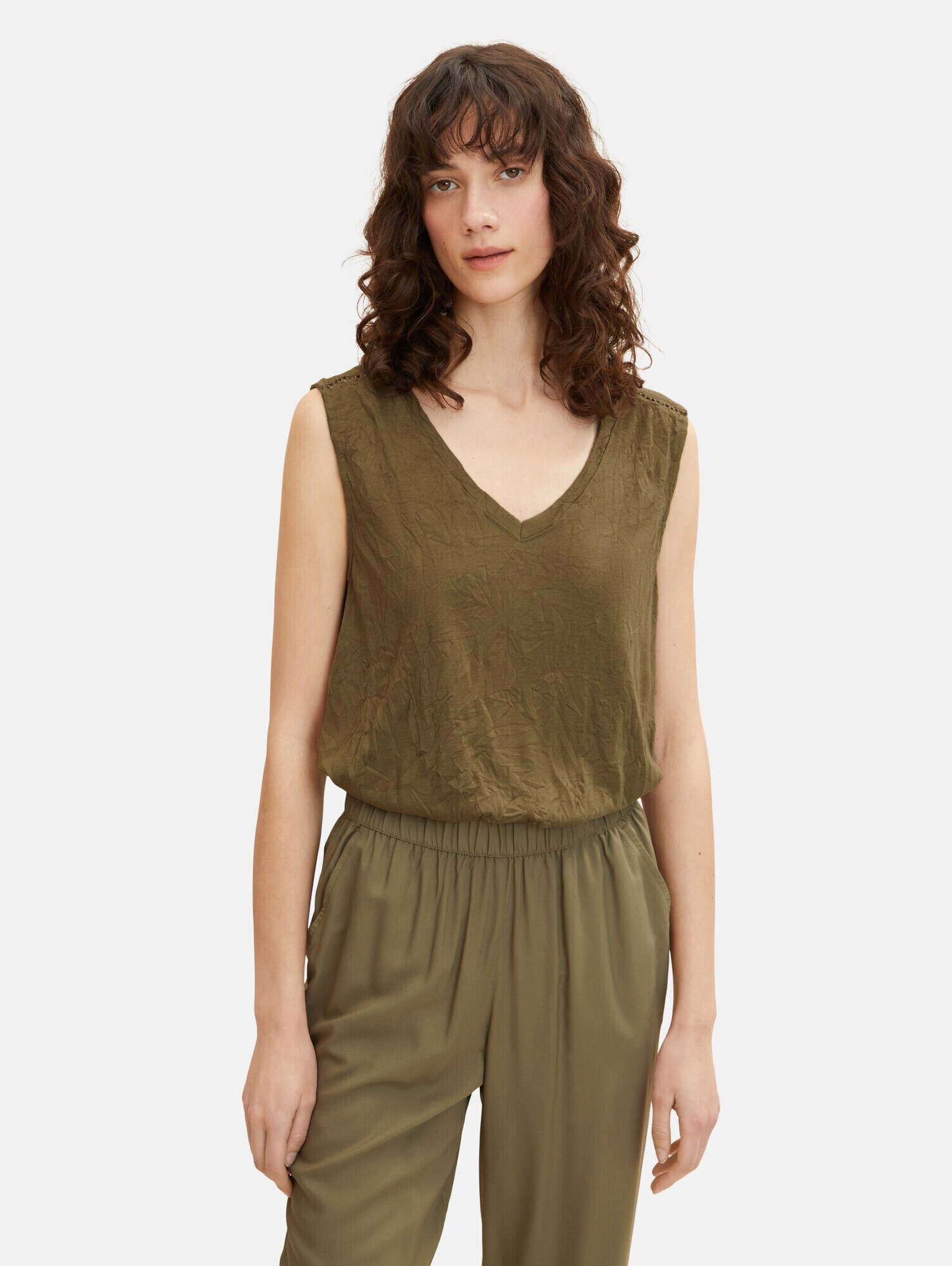 TOM TAILOR Top verde - Pled.ro