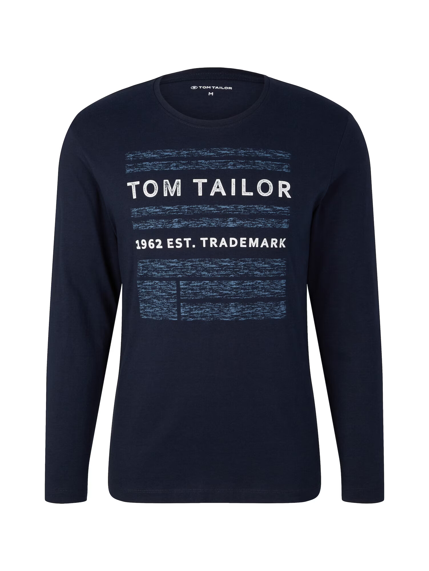 TOM TAILOR Tricou albastru / albastru noapte / alb - Pled.ro