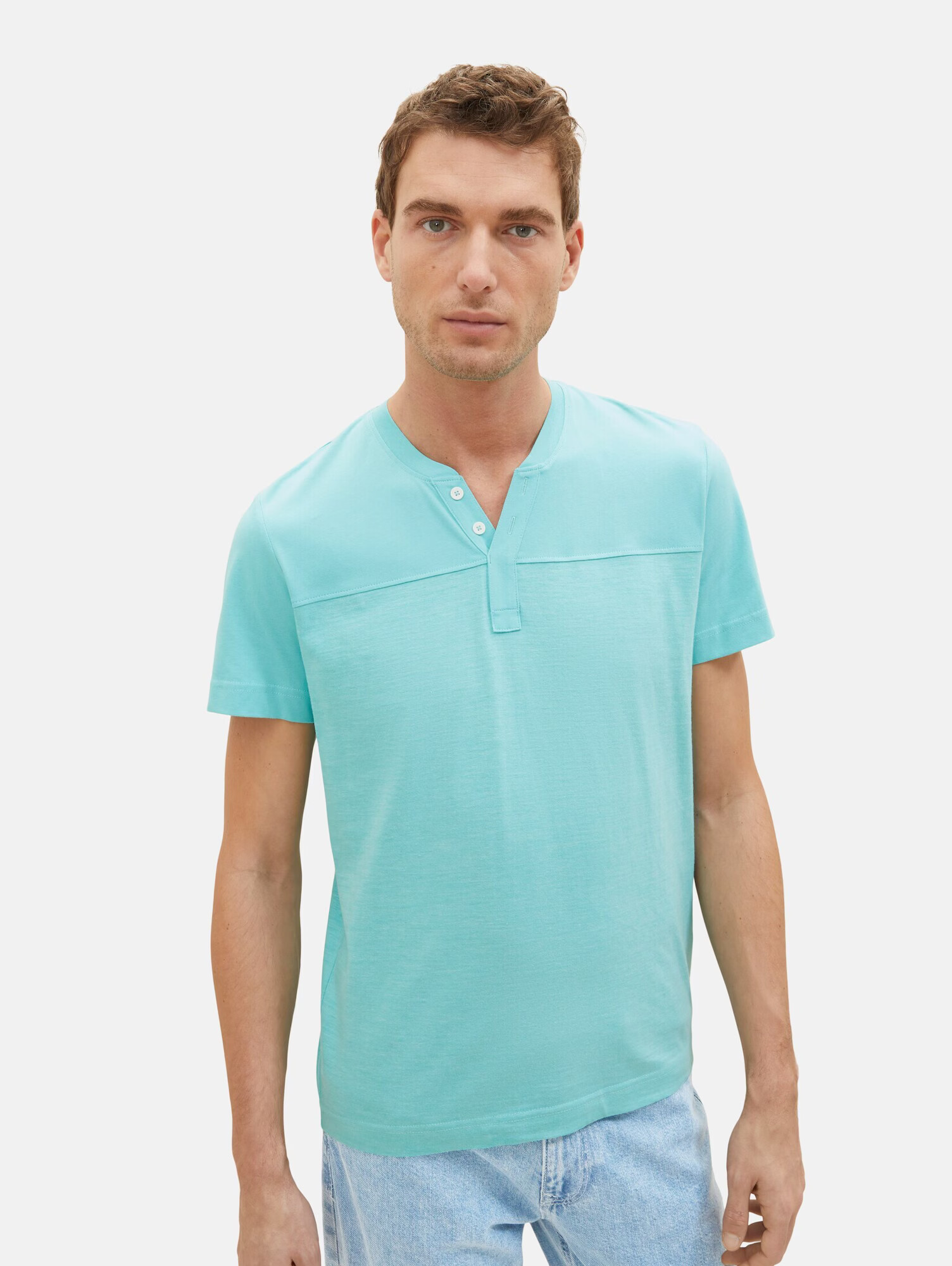 TOM TAILOR Tricou albastru aqua - Pled.ro