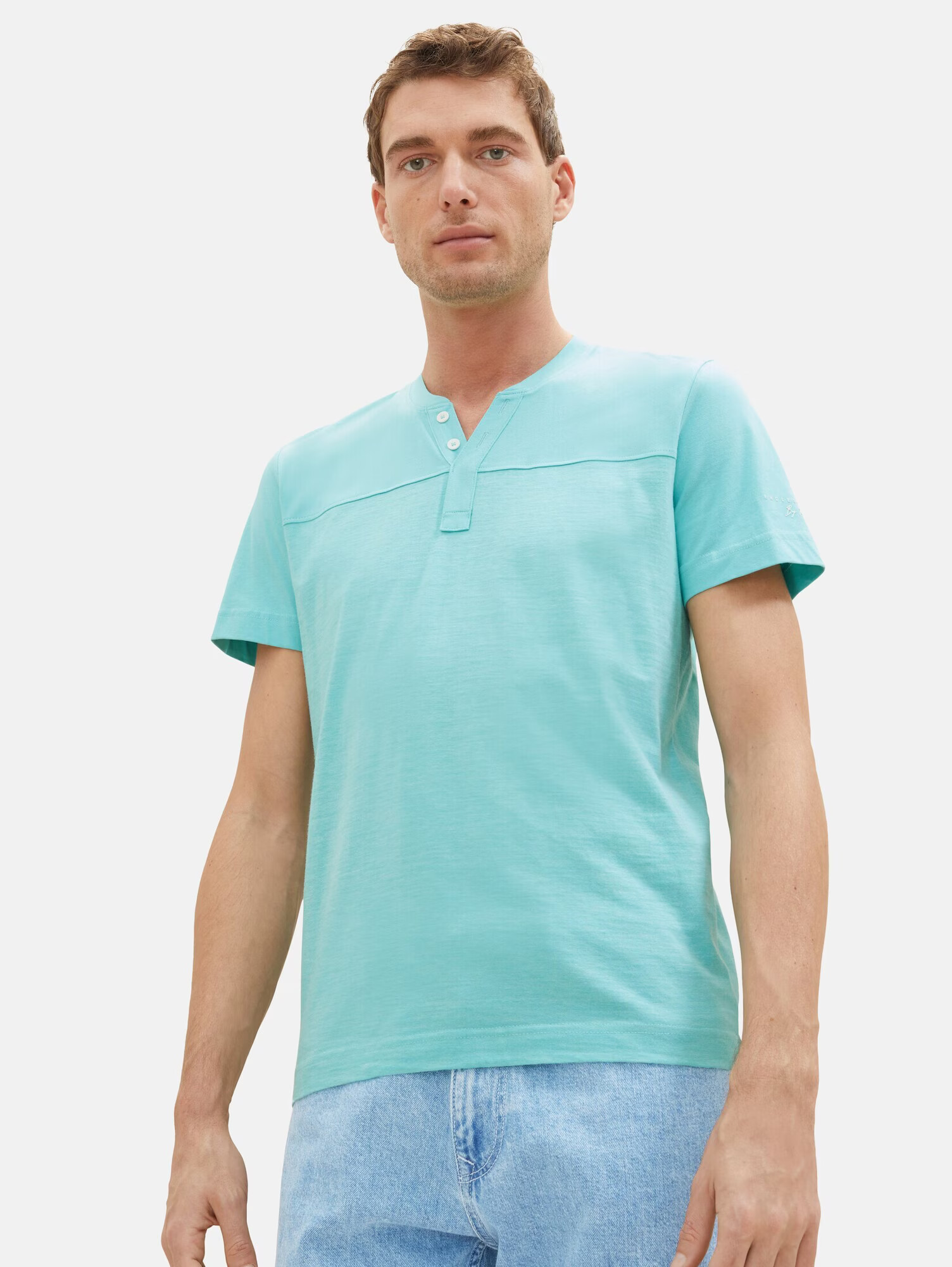 TOM TAILOR Tricou albastru aqua - Pled.ro