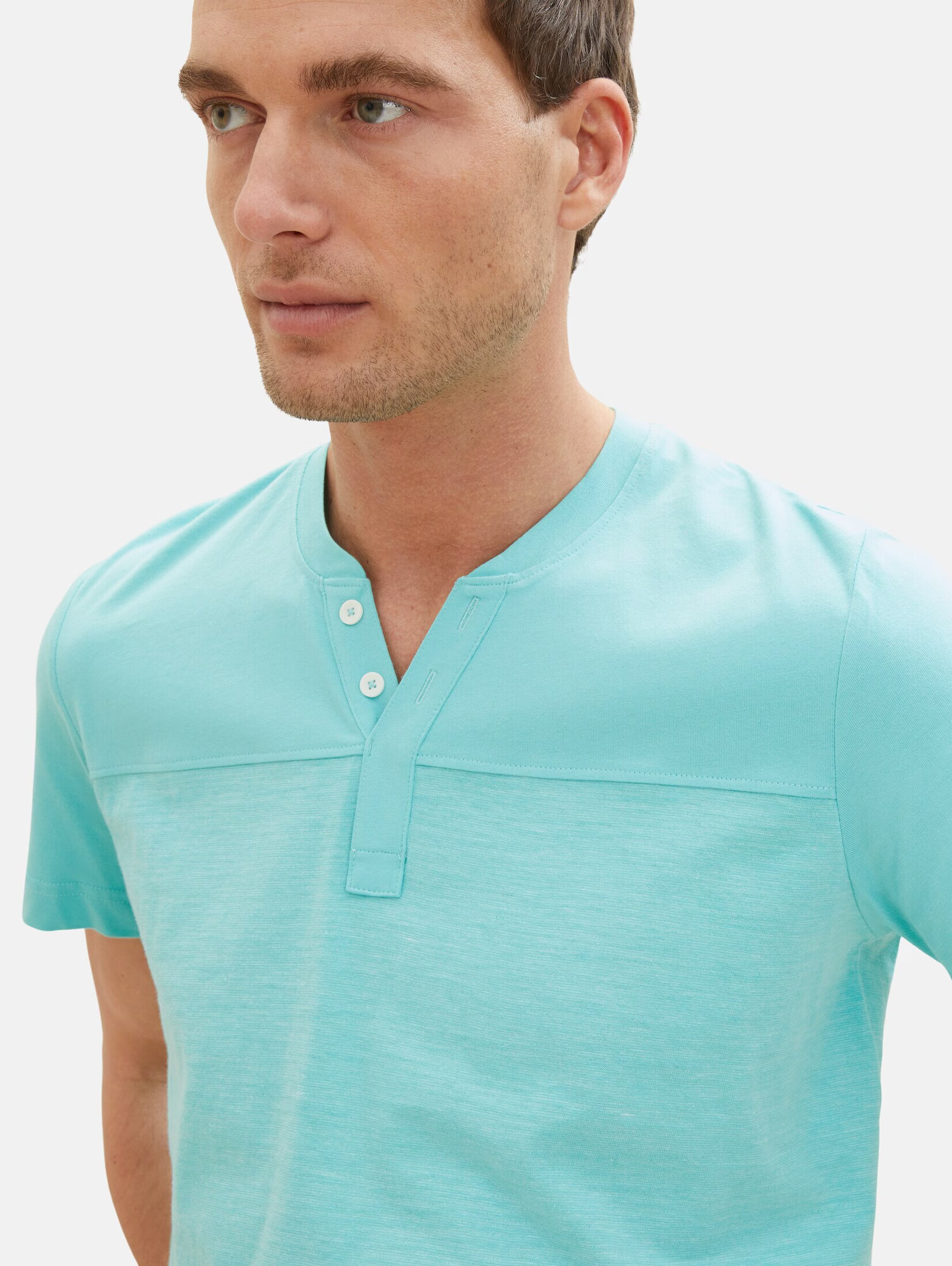 TOM TAILOR Tricou albastru aqua - Pled.ro