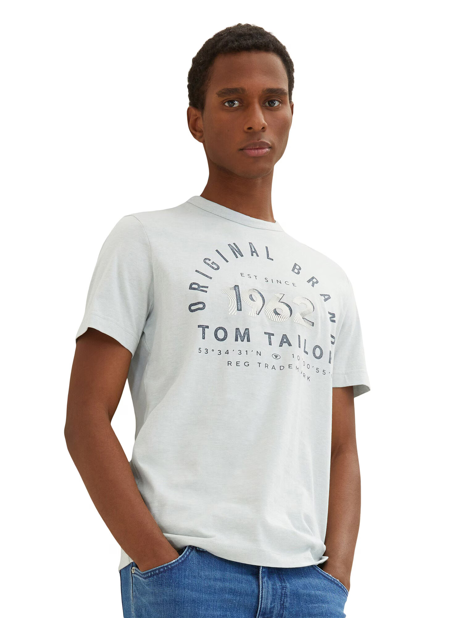 TOM TAILOR Tricou albastru noapte / albastru pastel - Pled.ro