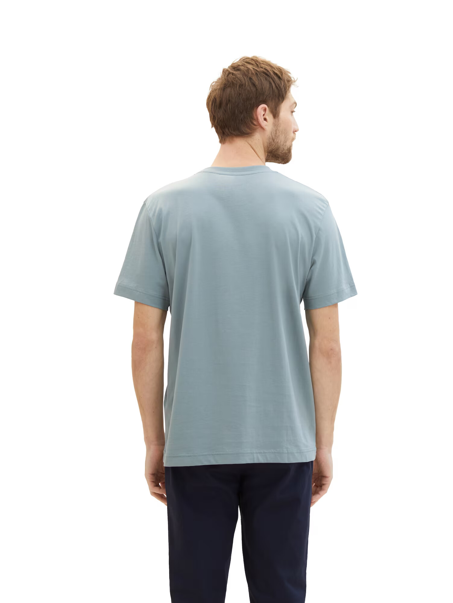 TOM TAILOR Tricou albastru noapte / opal / albastru aqua / alb - Pled.ro