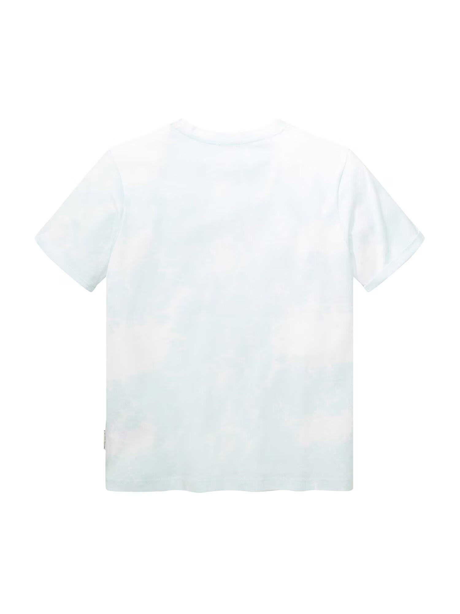 TOM TAILOR Tricou albastru pastel / alb - Pled.ro