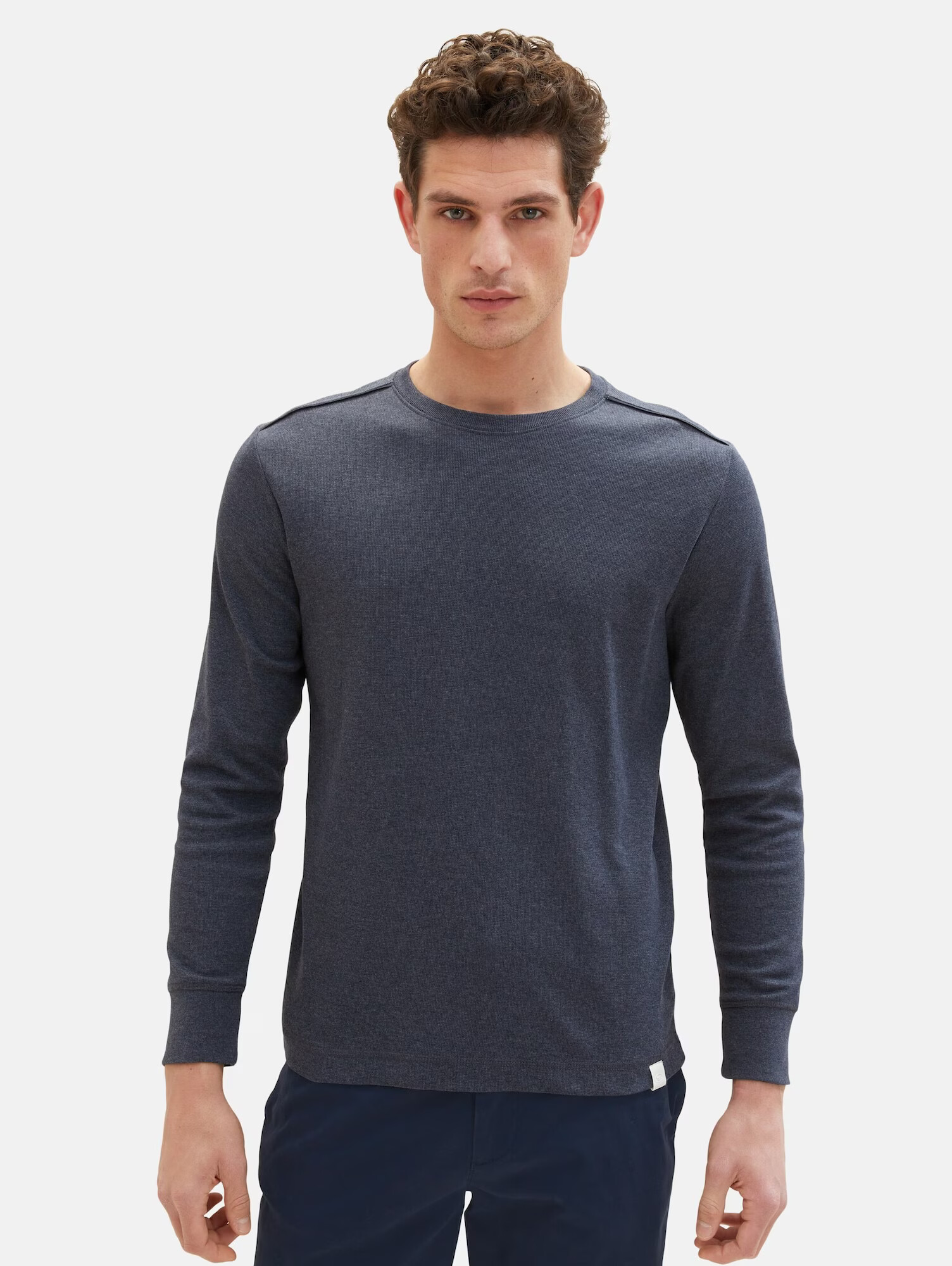 TOM TAILOR Tricou bleumarin - Pled.ro