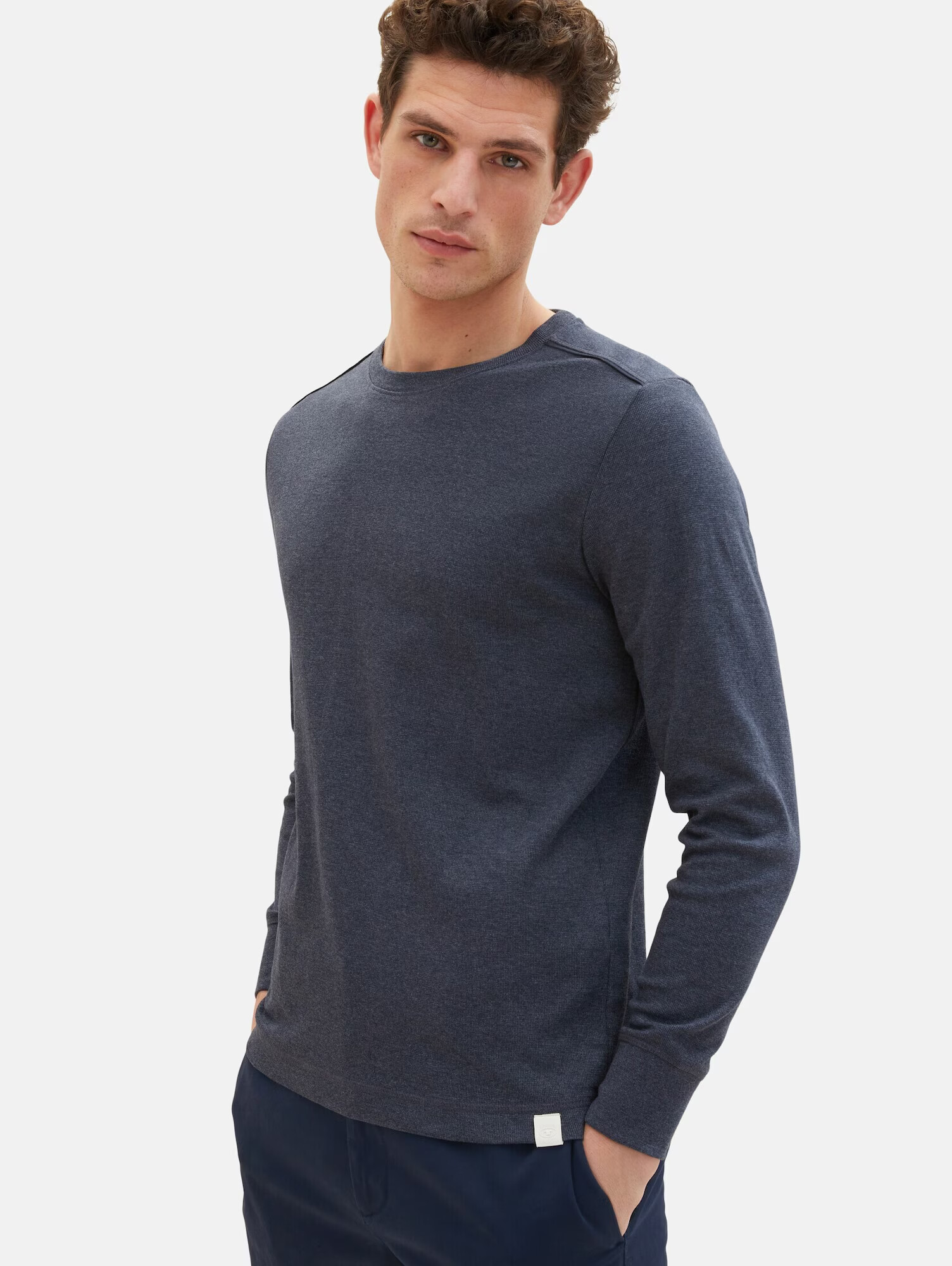 TOM TAILOR Tricou bleumarin - Pled.ro