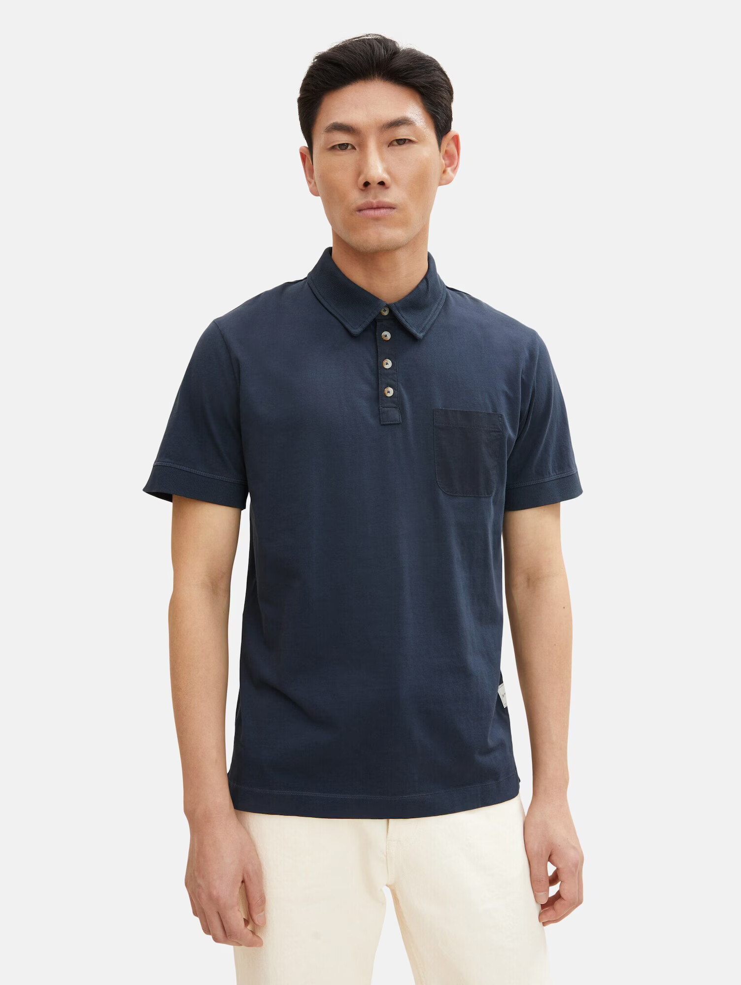 TOM TAILOR Tricou bleumarin - Pled.ro