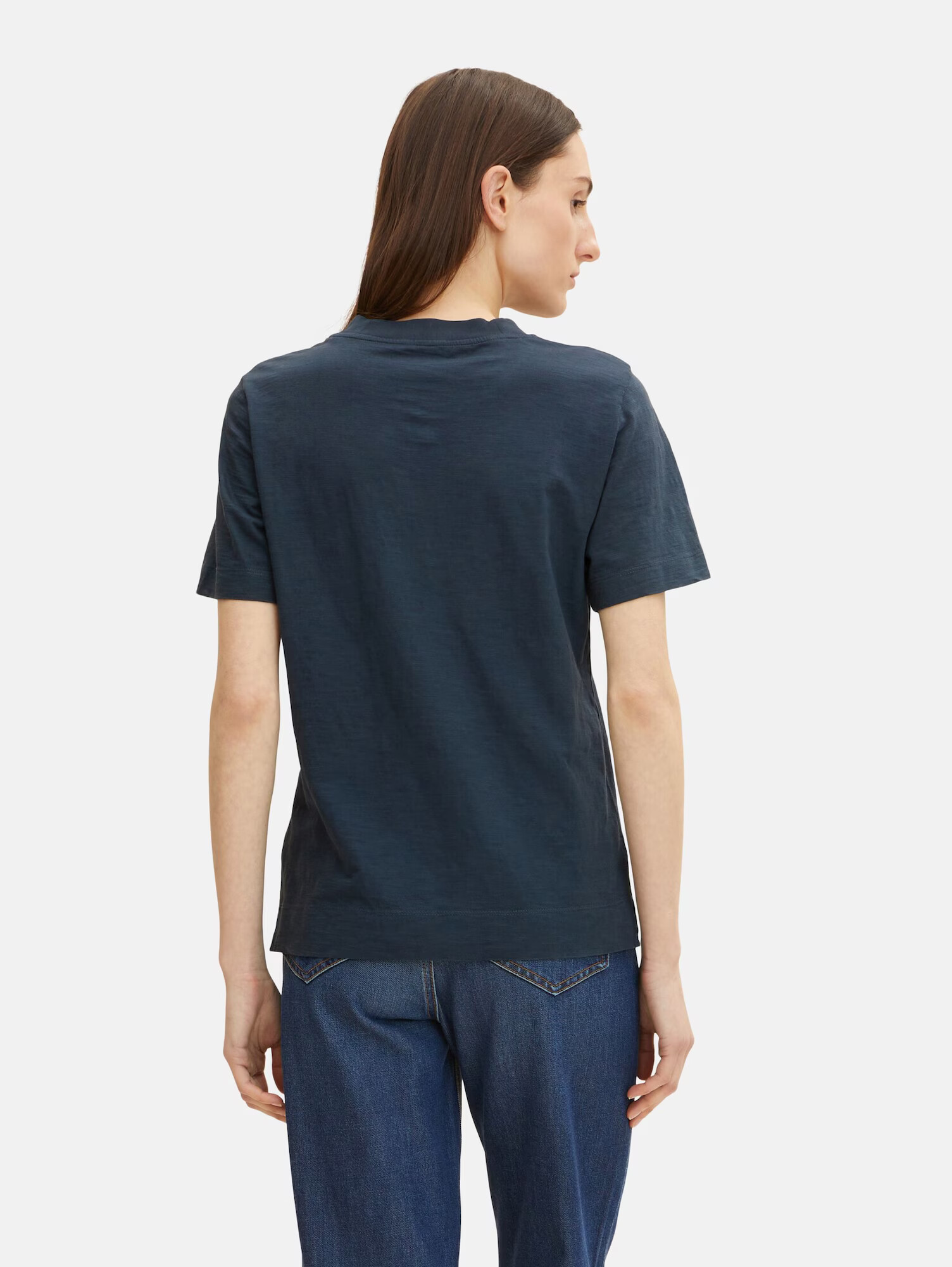 TOM TAILOR Tricou bleumarin - Pled.ro