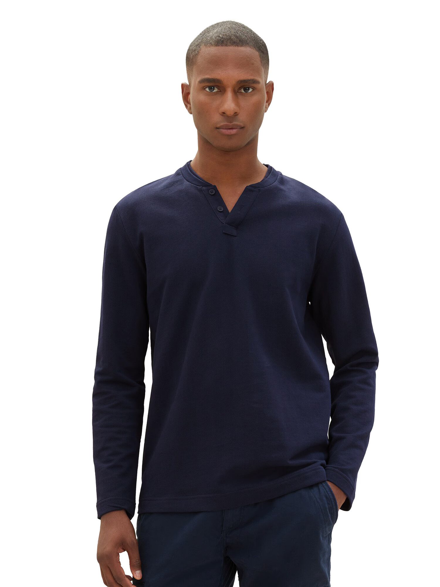 TOM TAILOR Tricou bleumarin - Pled.ro