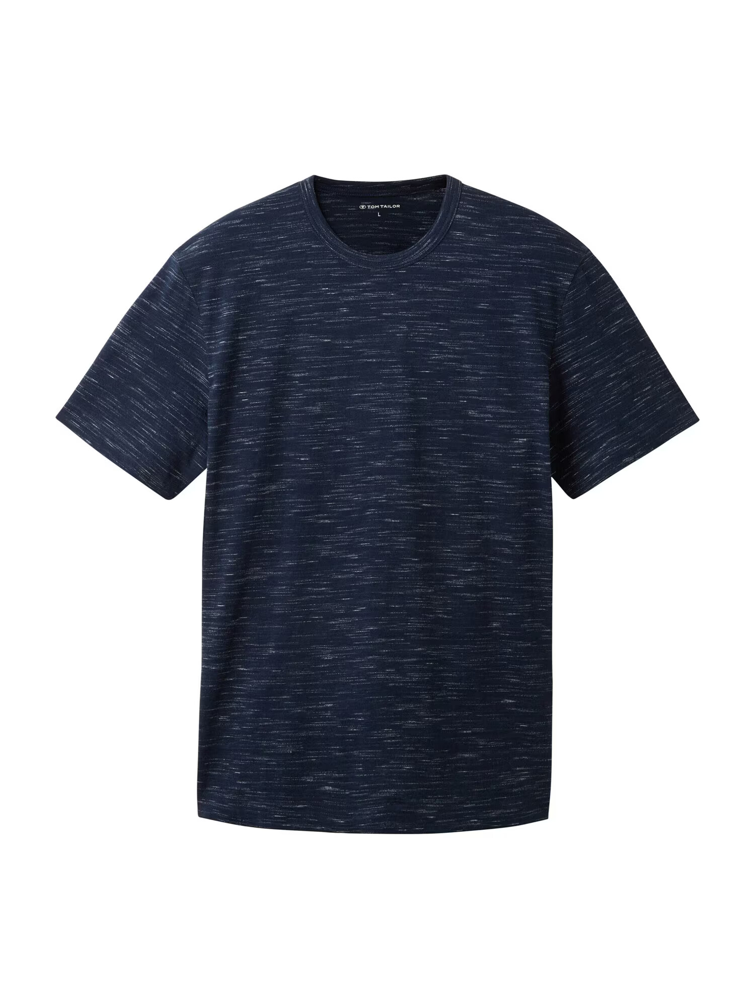 TOM TAILOR Tricou bleumarin / alb - Pled.ro