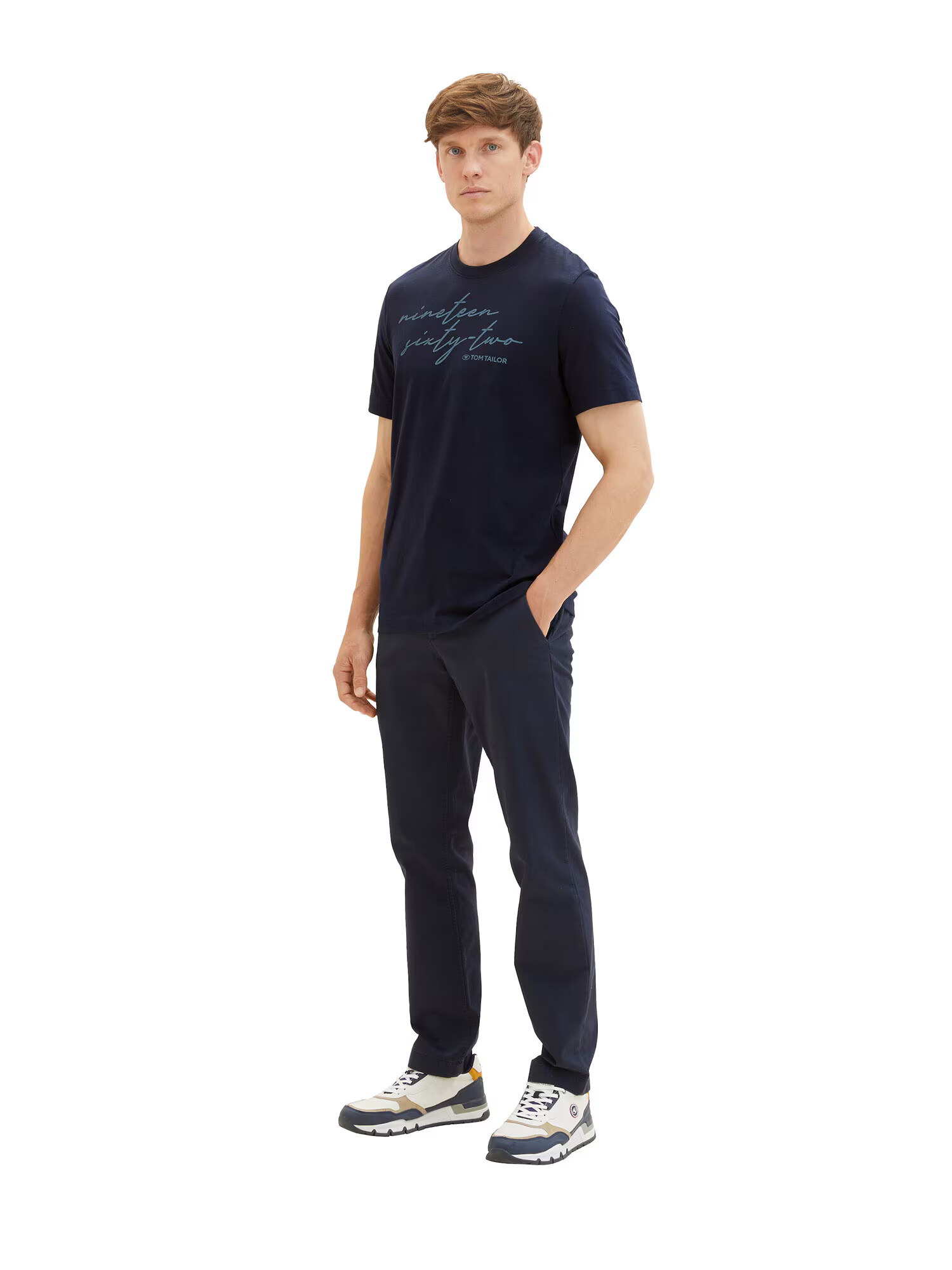 TOM TAILOR Tricou bleumarin / azuriu - Pled.ro