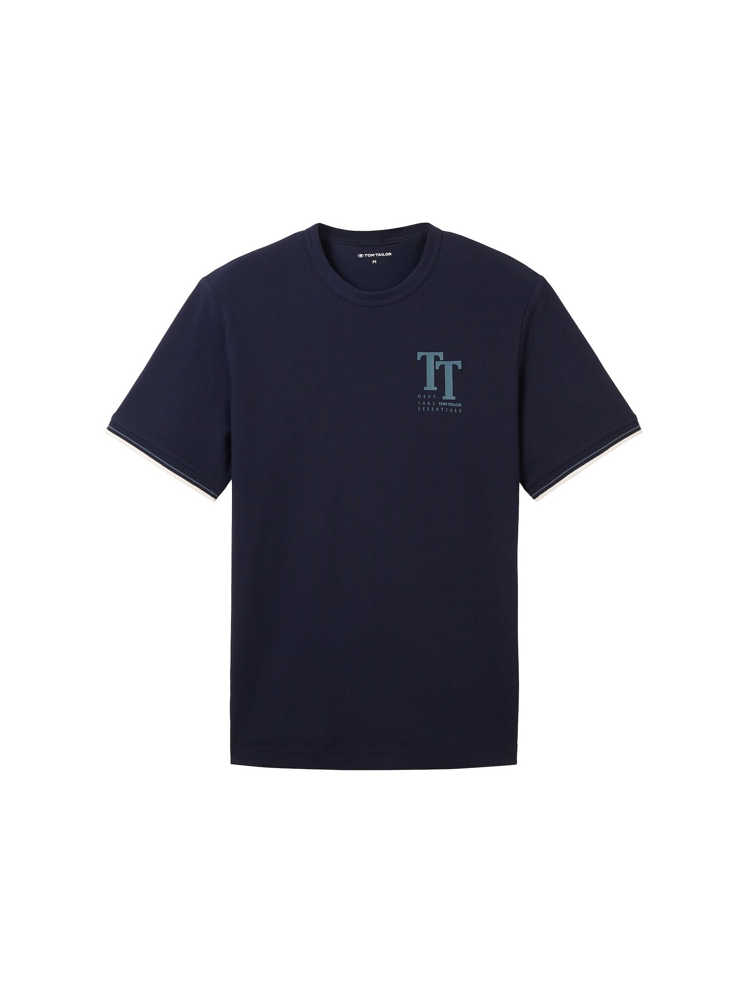 TOM TAILOR Tricou bleumarin / cyan - Pled.ro