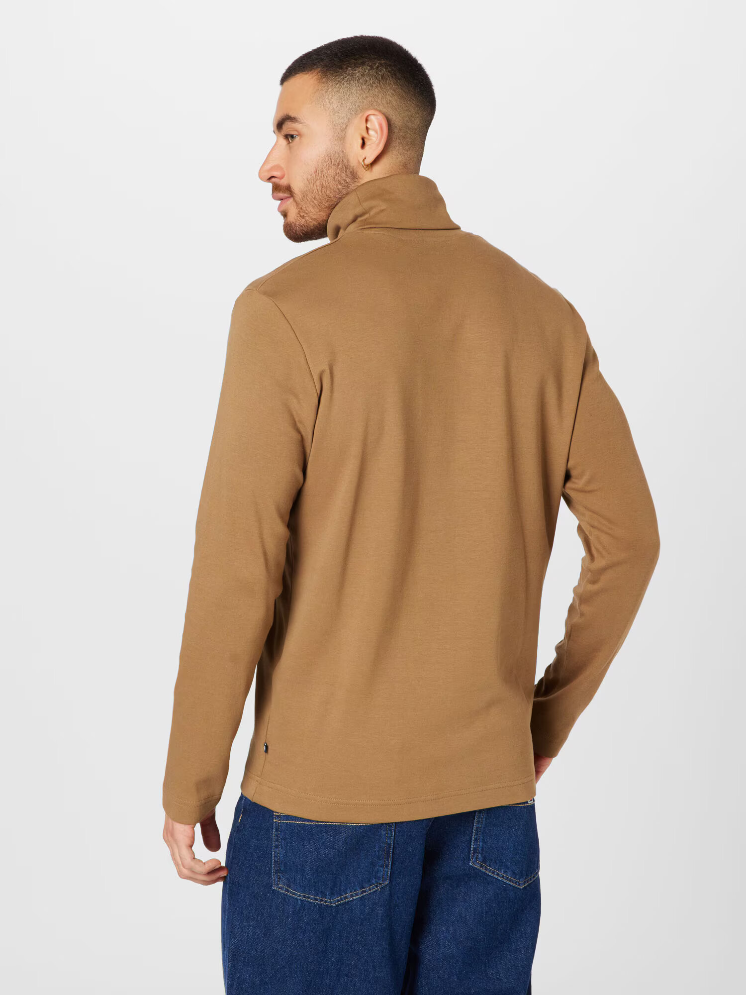 TOM TAILOR Tricou maro caramel - Pled.ro