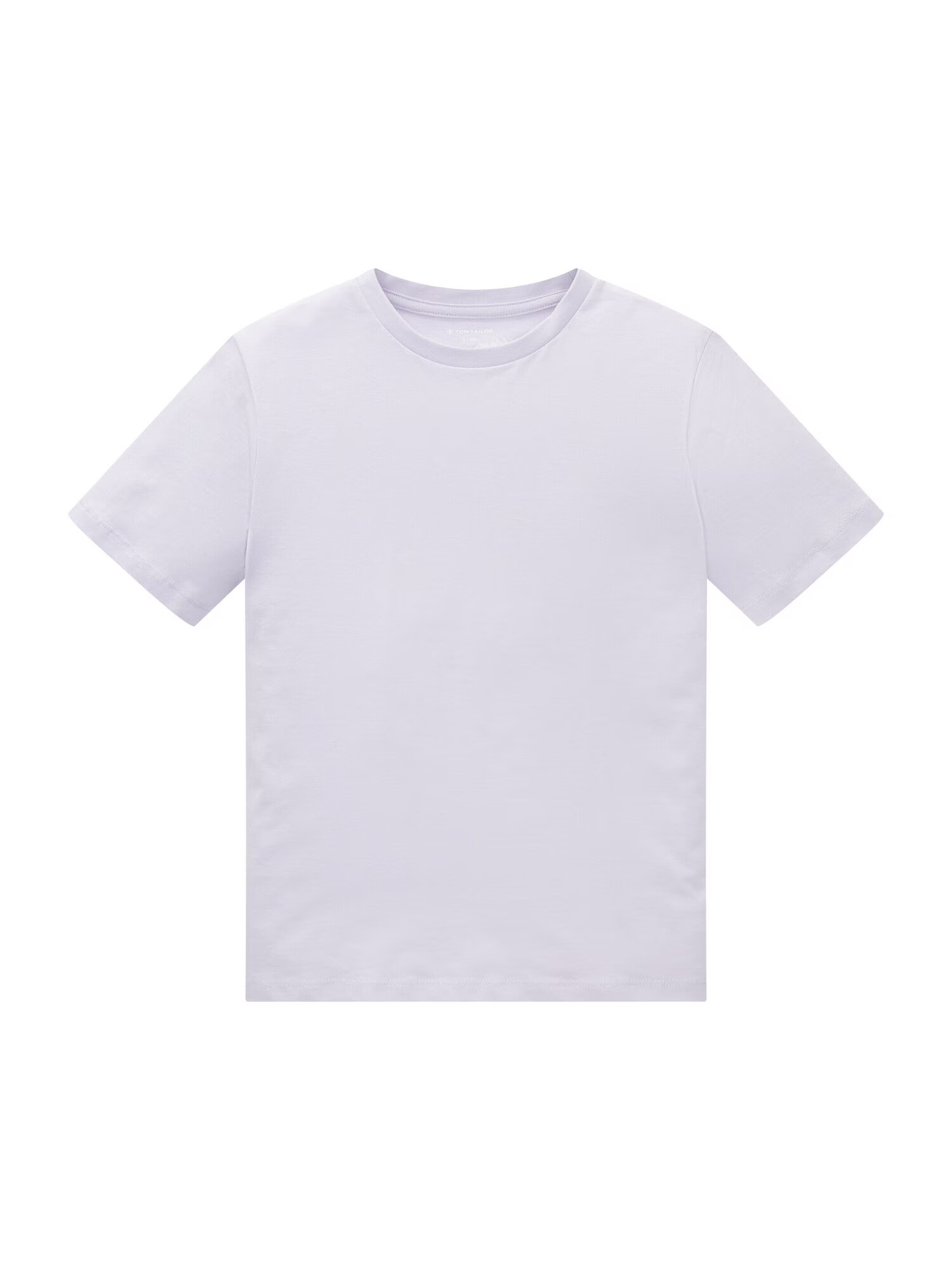 TOM TAILOR Tricou mov pastel / alb - Pled.ro