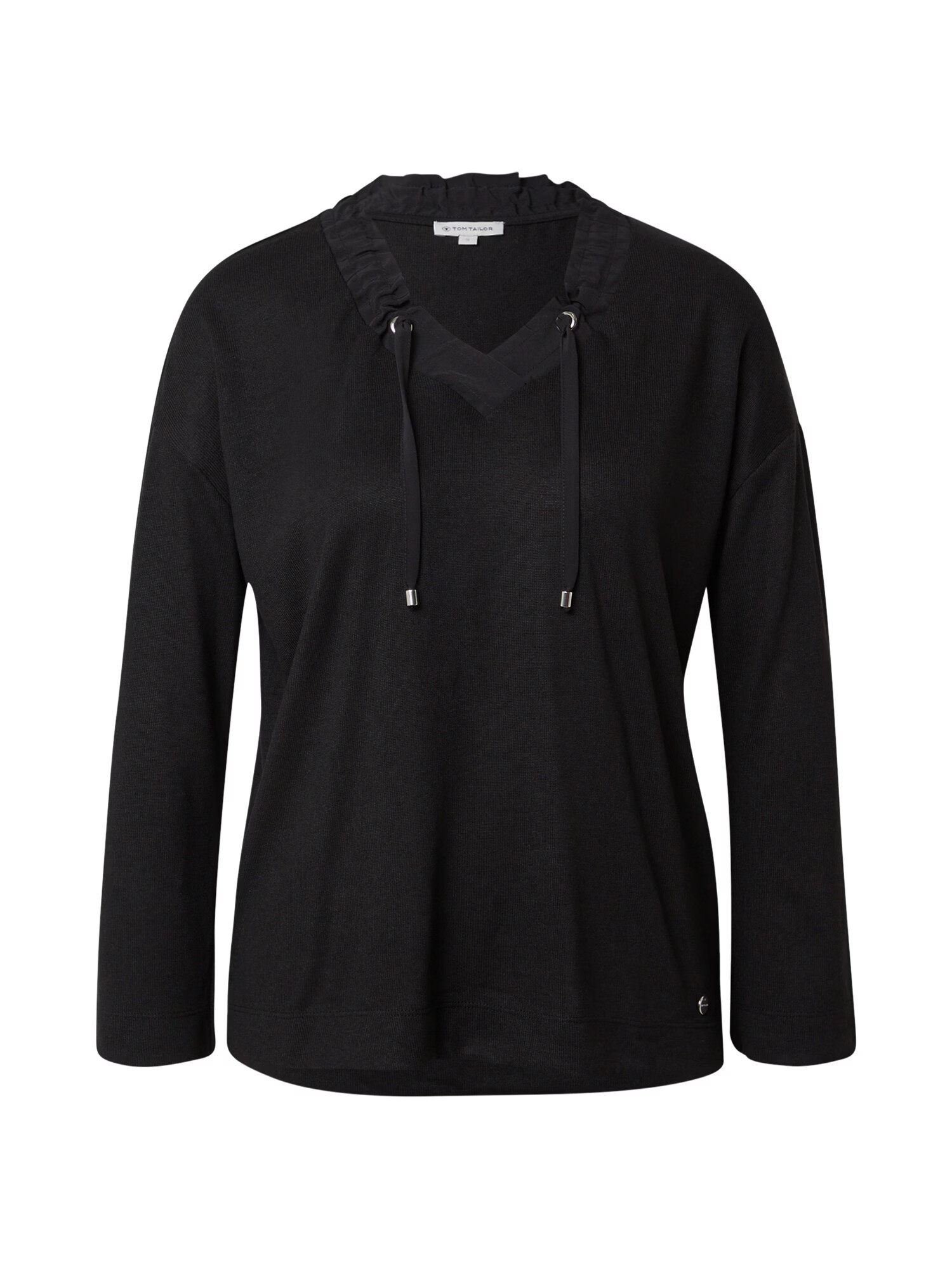 TOM TAILOR Tricou negru - Pled.ro