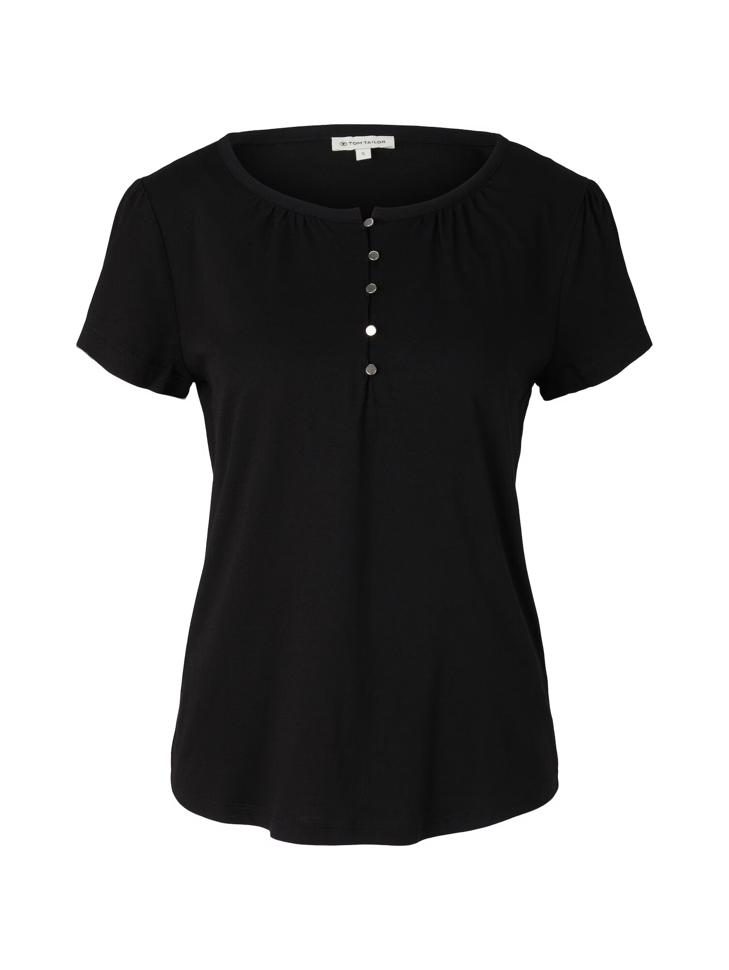 TOM TAILOR Tricou negru - Pled.ro