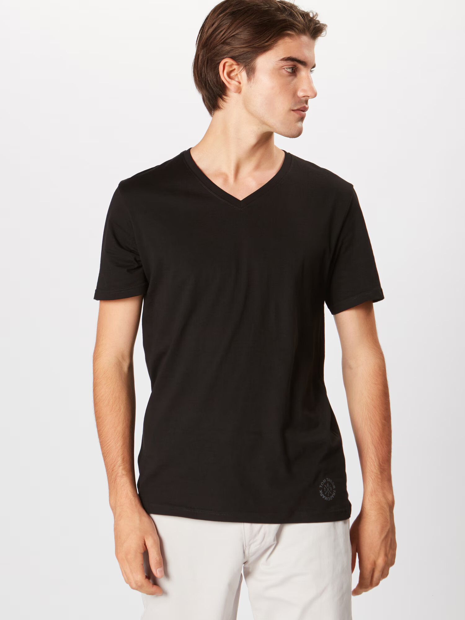 TOM TAILOR Tricou negru - Pled.ro