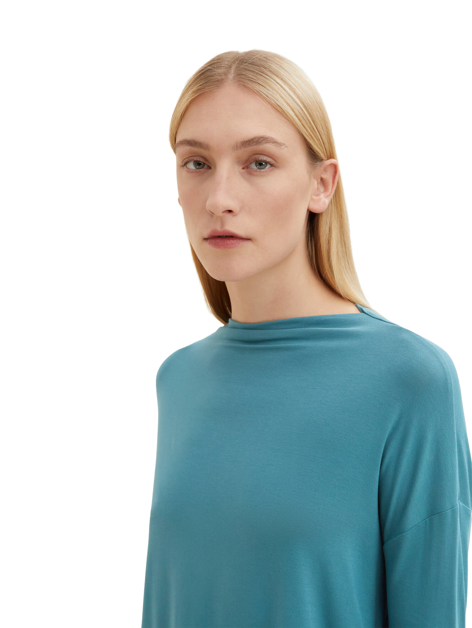 TOM TAILOR Tricou cyan - Pled.ro