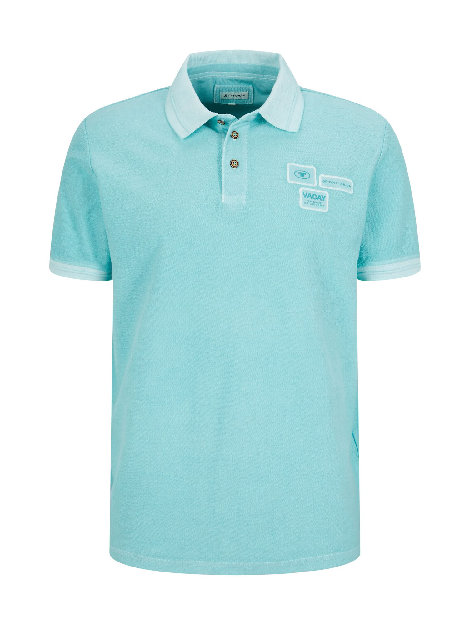 TOM TAILOR Tricou turcoaz / albastru aqua - Pled.ro