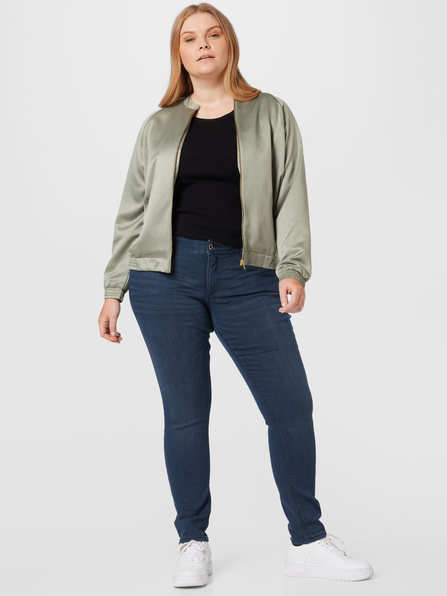 Tom Tailor Women + Jeans albastru închis - Pled.ro