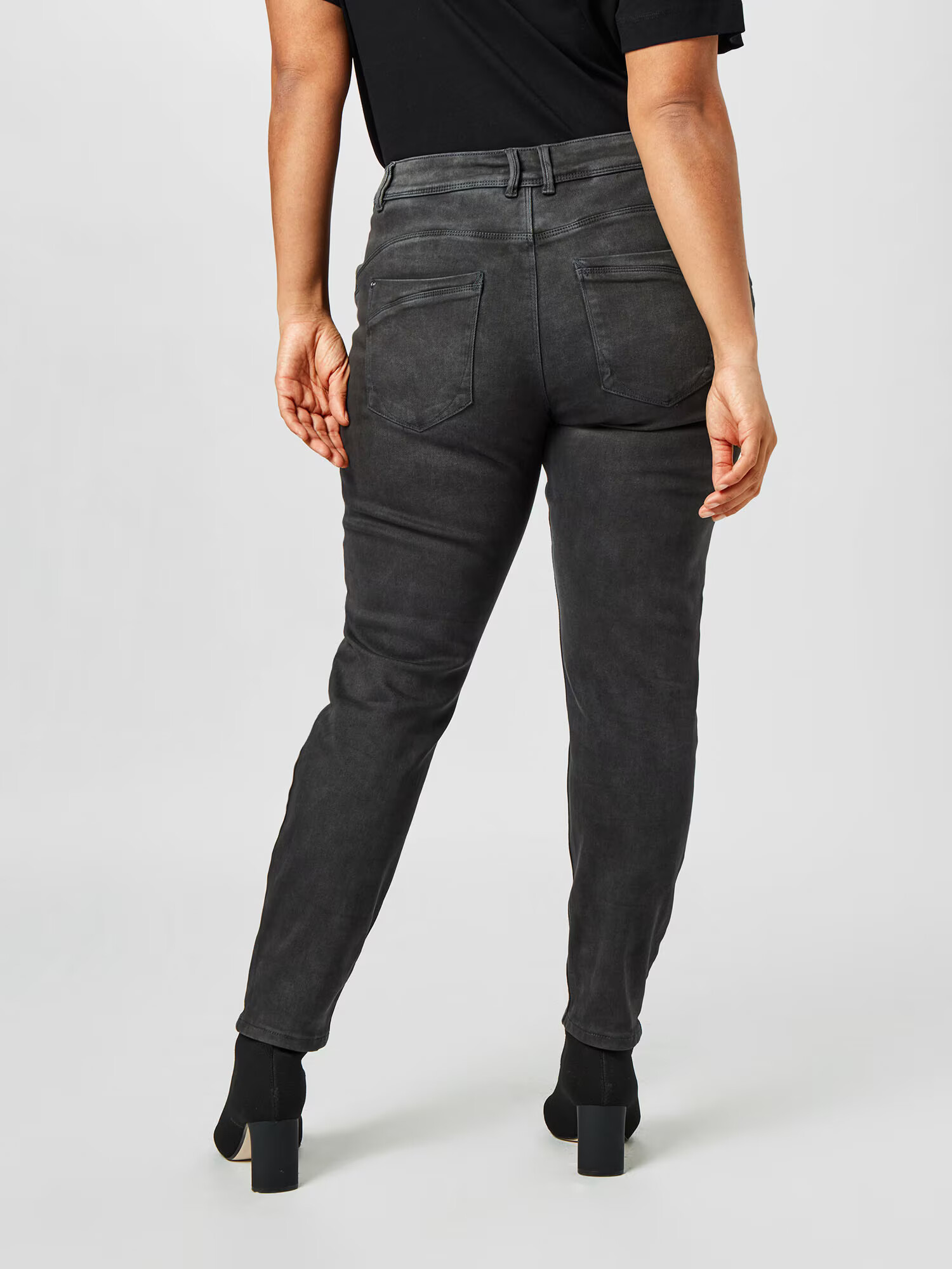 Tom Tailor Women + Jeans gri metalic - Pled.ro