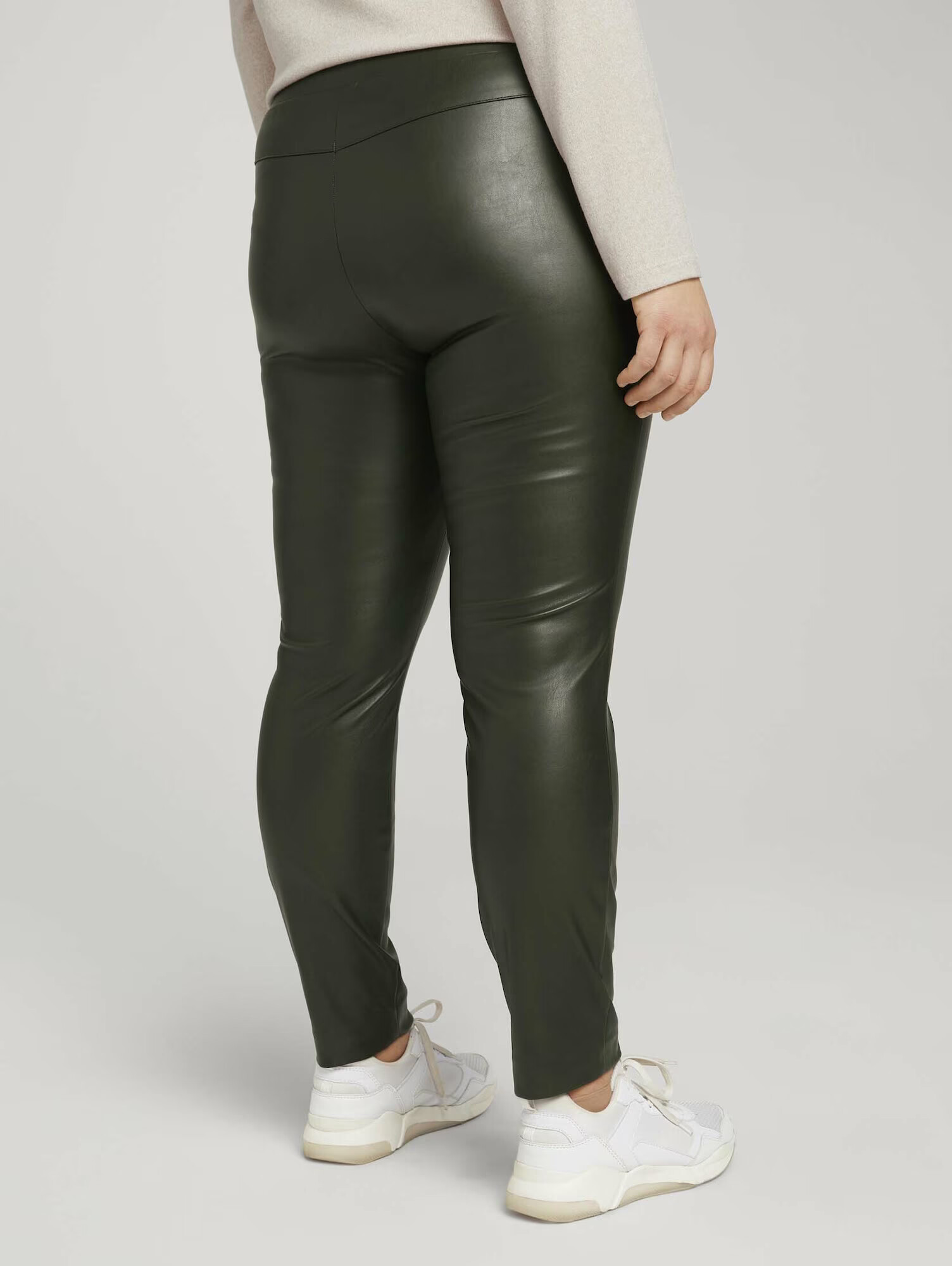 Tom Tailor Women + Leggings kaki - Pled.ro