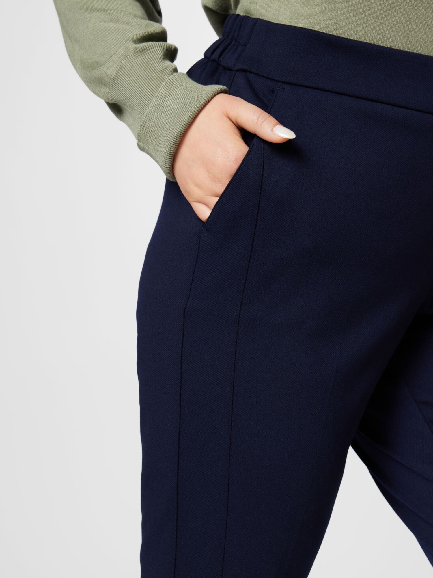 Tom Tailor Women + Pantaloni eleganți bleumarin - Pled.ro