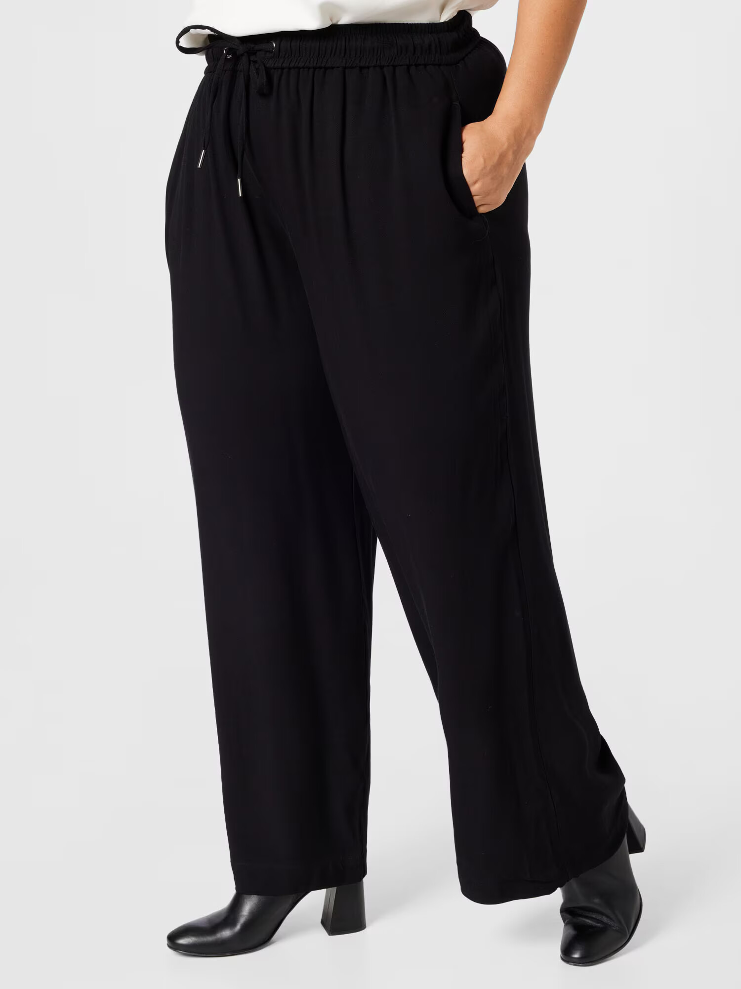 Tom Tailor Women + Pantaloni negru - Pled.ro