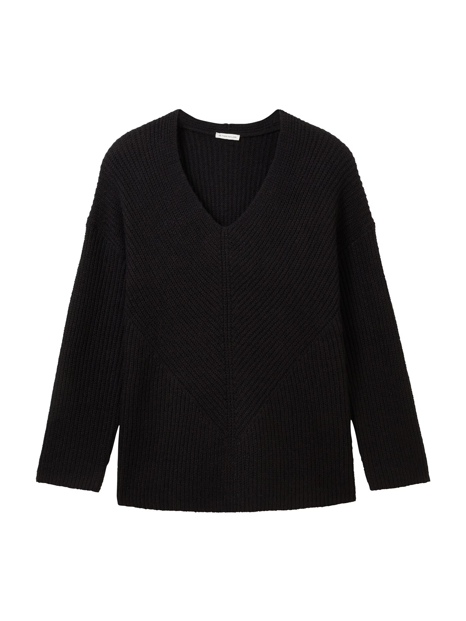 Tom Tailor Women + Pulover negru - Pled.ro