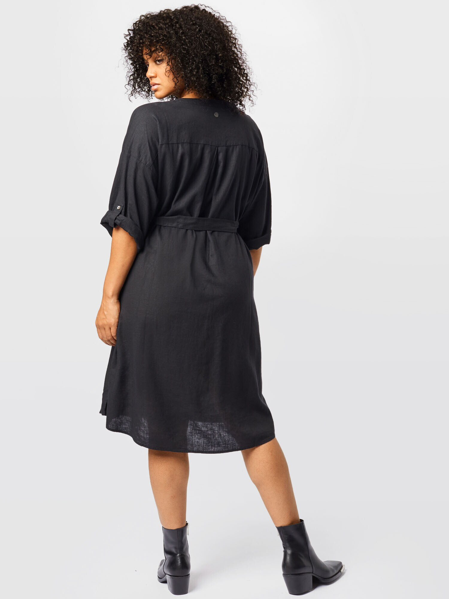 Tom Tailor Women + Rochie tip bluză negru - Pled.ro