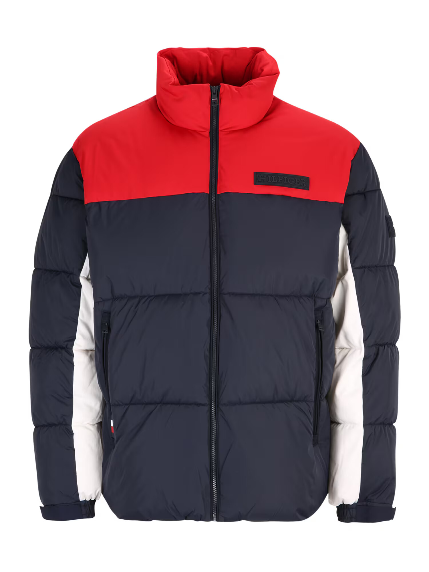 Tommy Hilfiger Big & Tall Geacă de iarnă 'New York' bleumarin / roșu / alb - Pled.ro