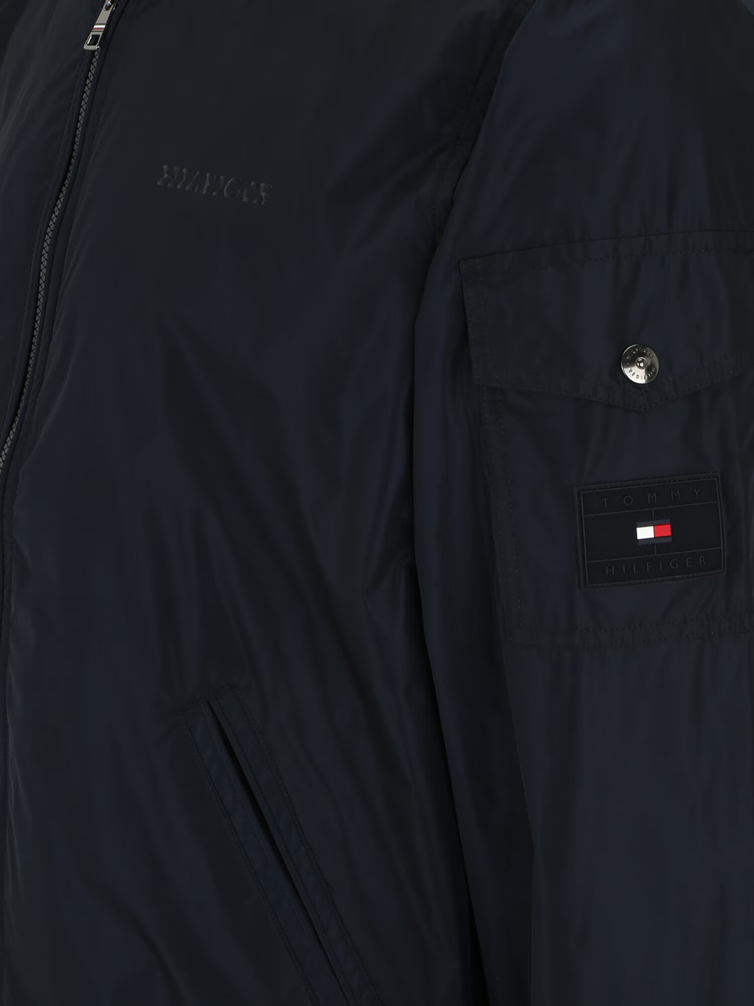 Tommy Hilfiger Big & Tall Geacă de primăvară-toamnă bleumarin / roșu / alb - Pled.ro