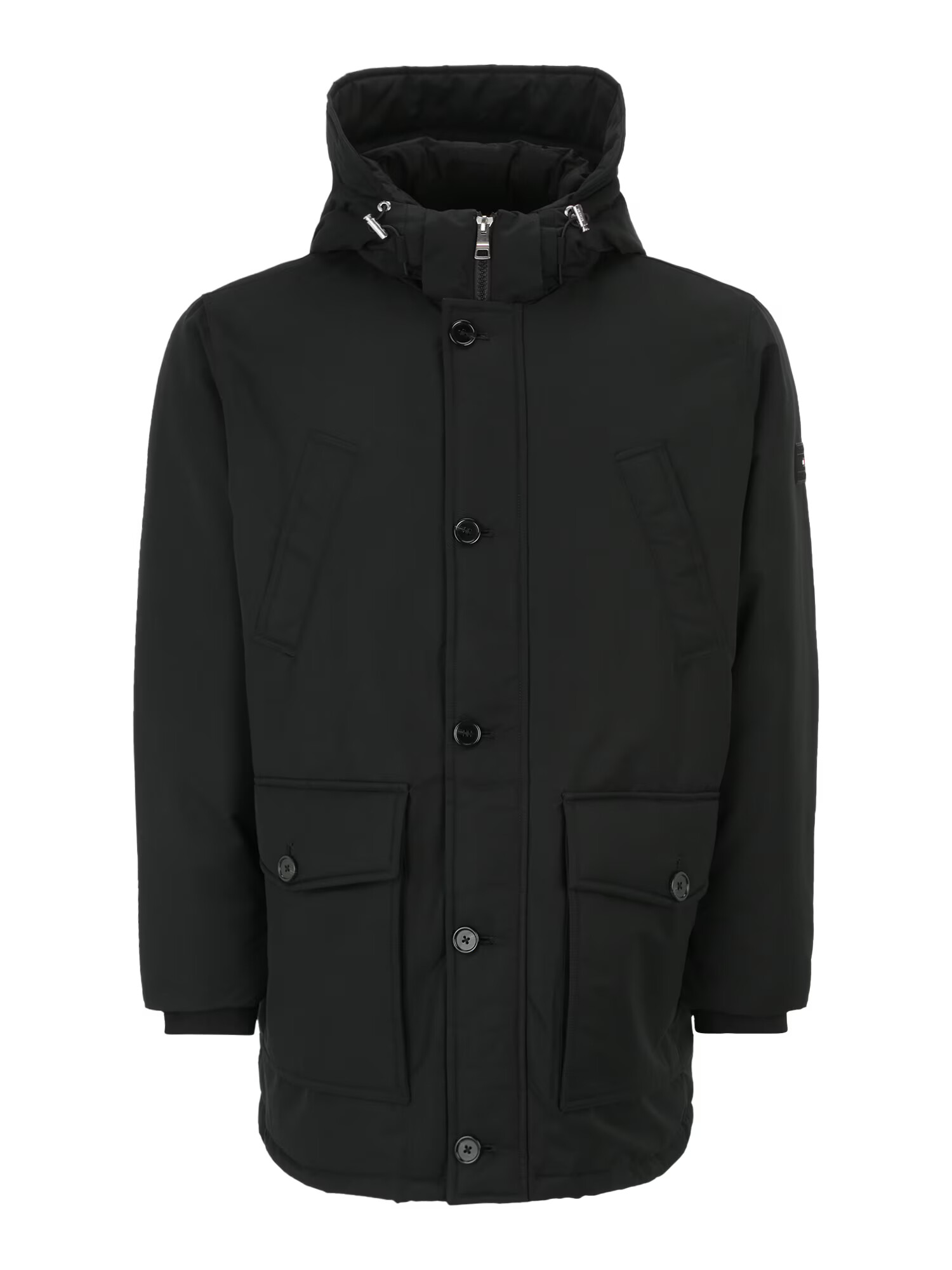 Tommy Hilfiger Big & Tall Parka de iarnă 'ROCKIE' negru - Pled.ro