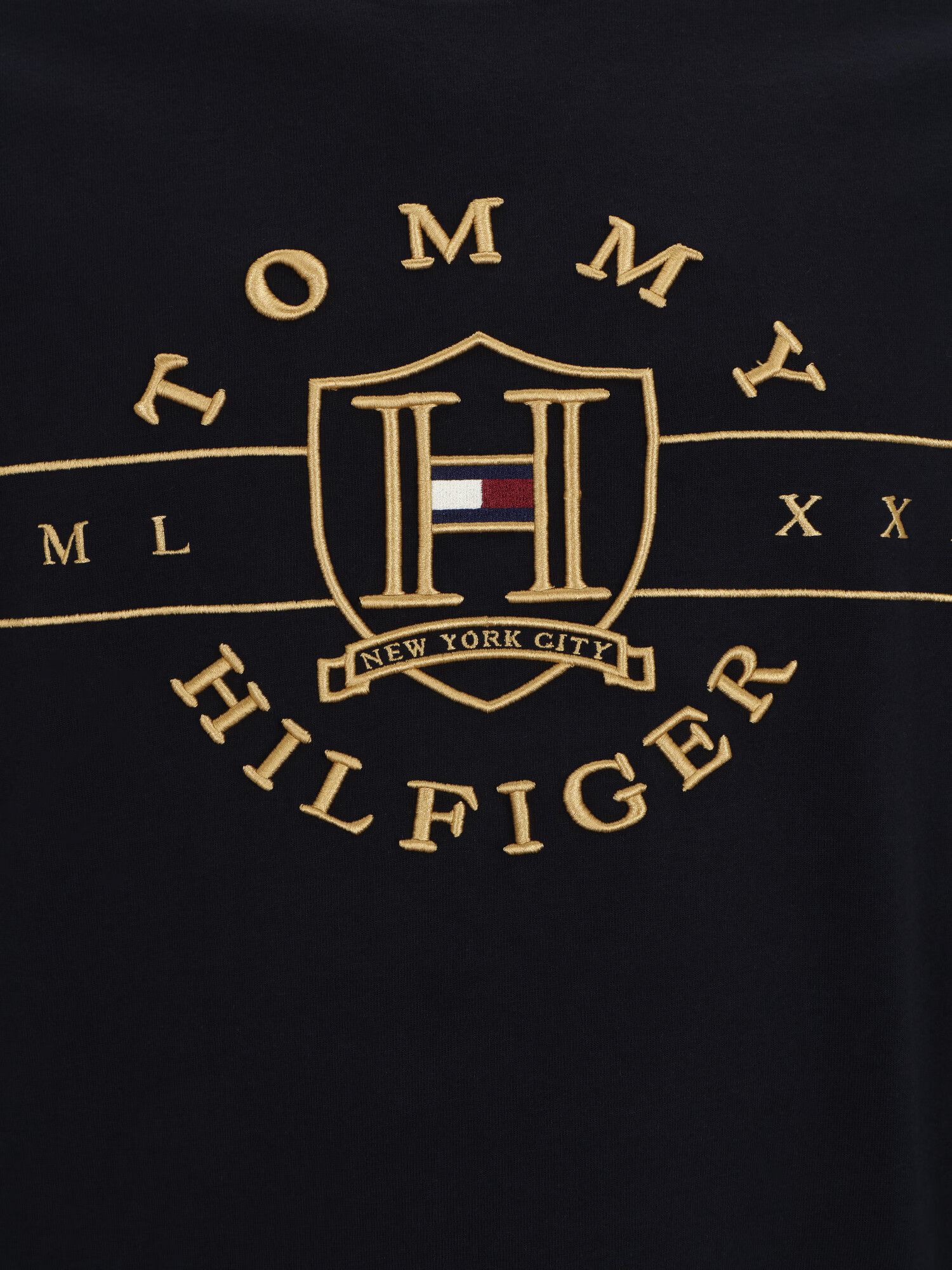 Tommy Hilfiger Big & Tall Tricou albastru închis / auriu / roşu închis / alb - Pled.ro