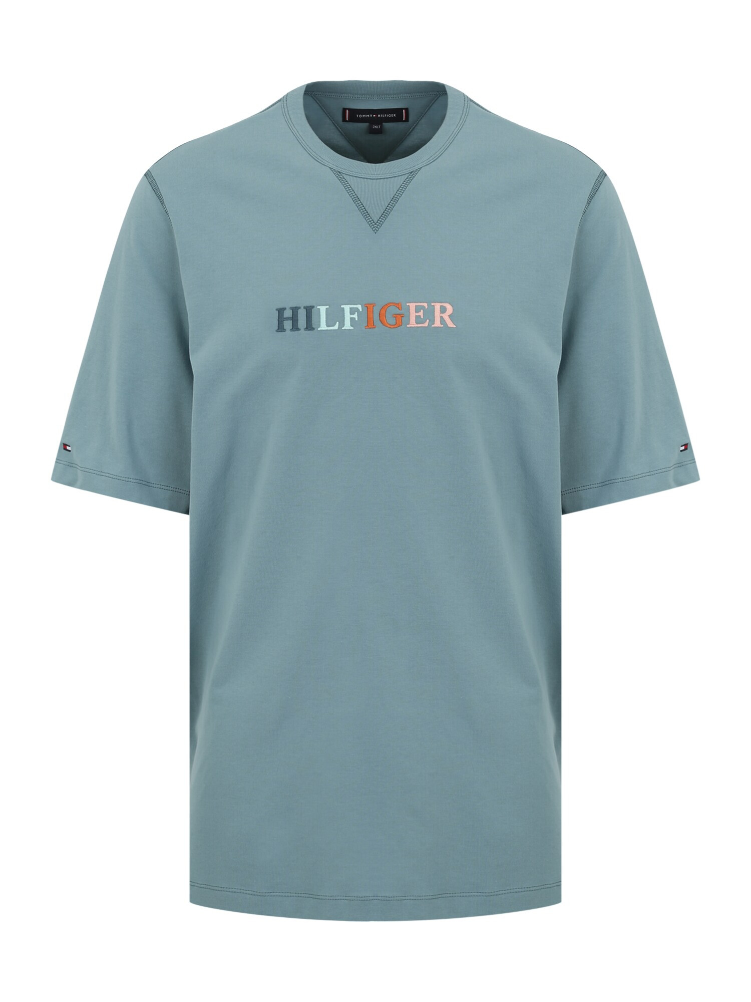 Tommy Hilfiger Big & Tall Tricou albastru pastel / albastru închis / portocaliu închis / roz - Pled.ro