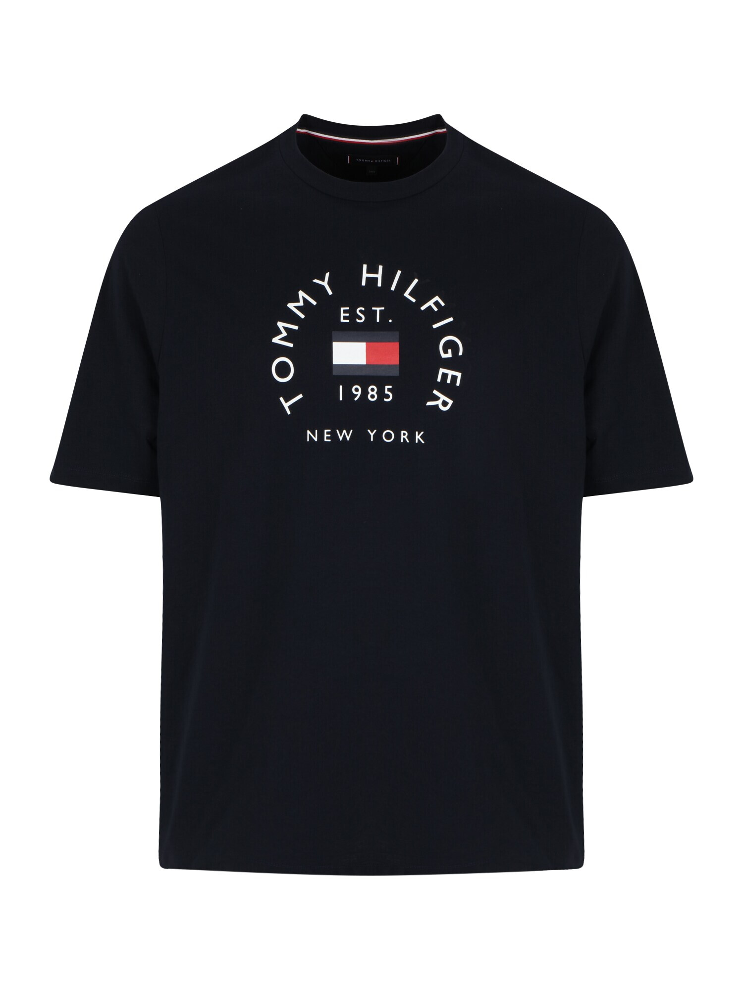 Tommy Hilfiger Big & Tall Tricou bleumarin / alb - Pled.ro