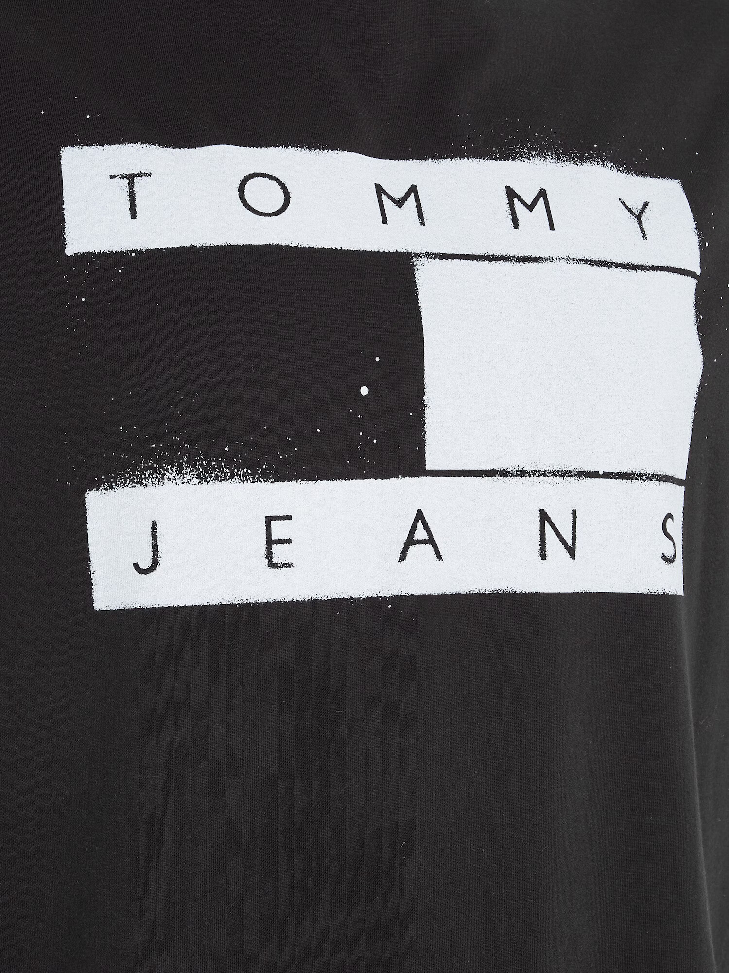 Tommy Hilfiger Big & Tall Tricou negru / alb - Pled.ro