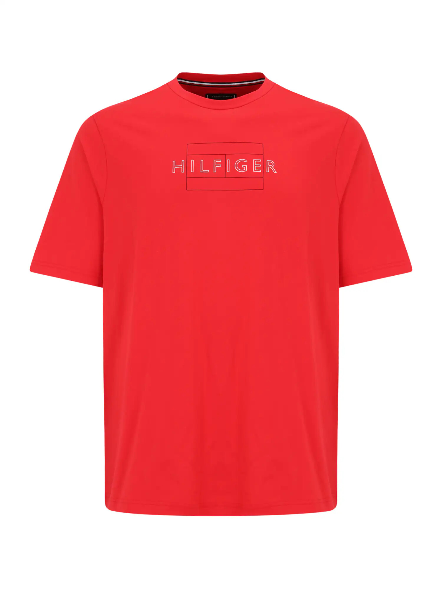 Tommy Hilfiger Big & Tall Tricou roșu / negru / alb - Pled.ro