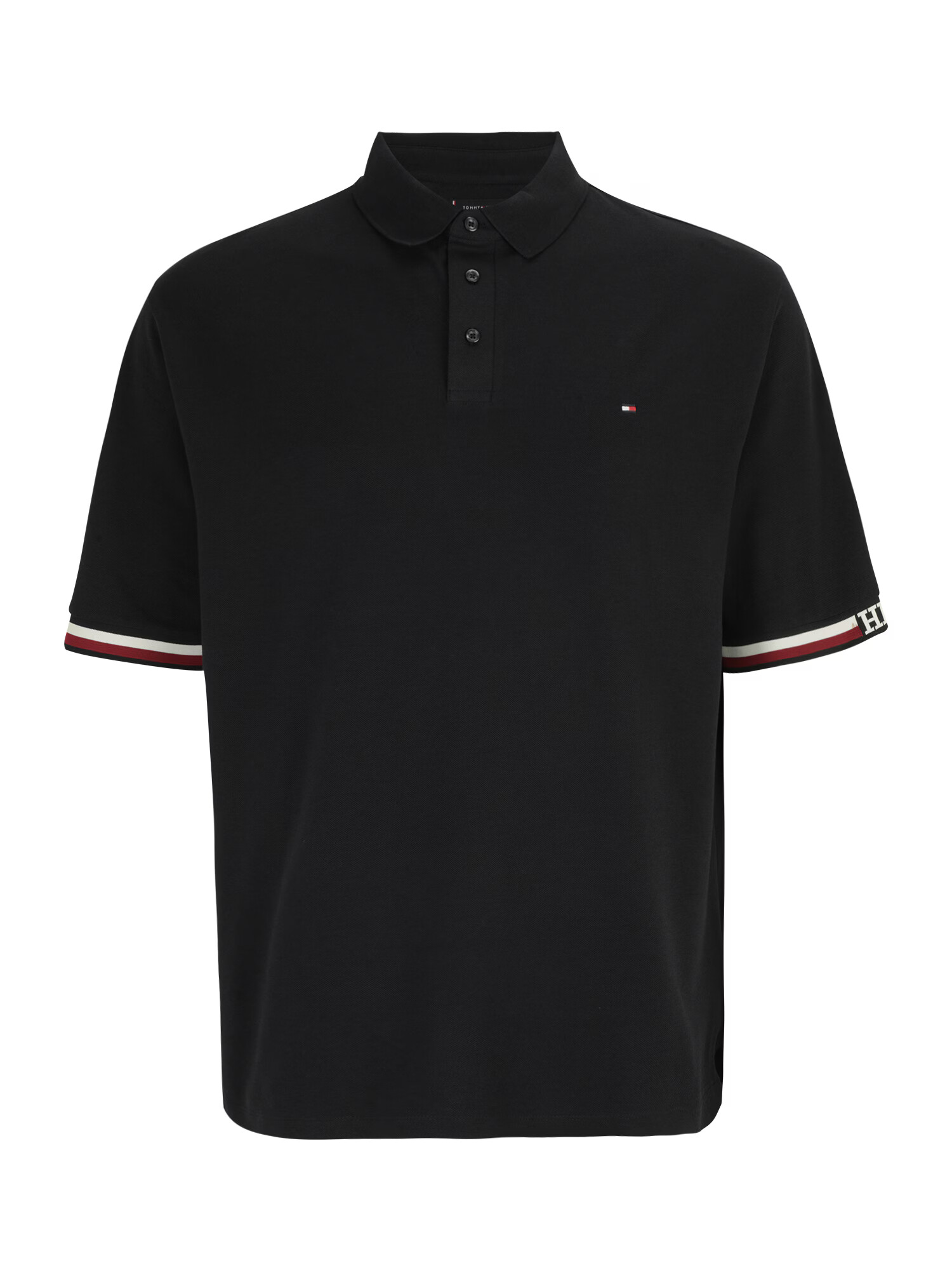 Tommy Hilfiger Big & Tall Tricou roșu / negru / alb - Pled.ro